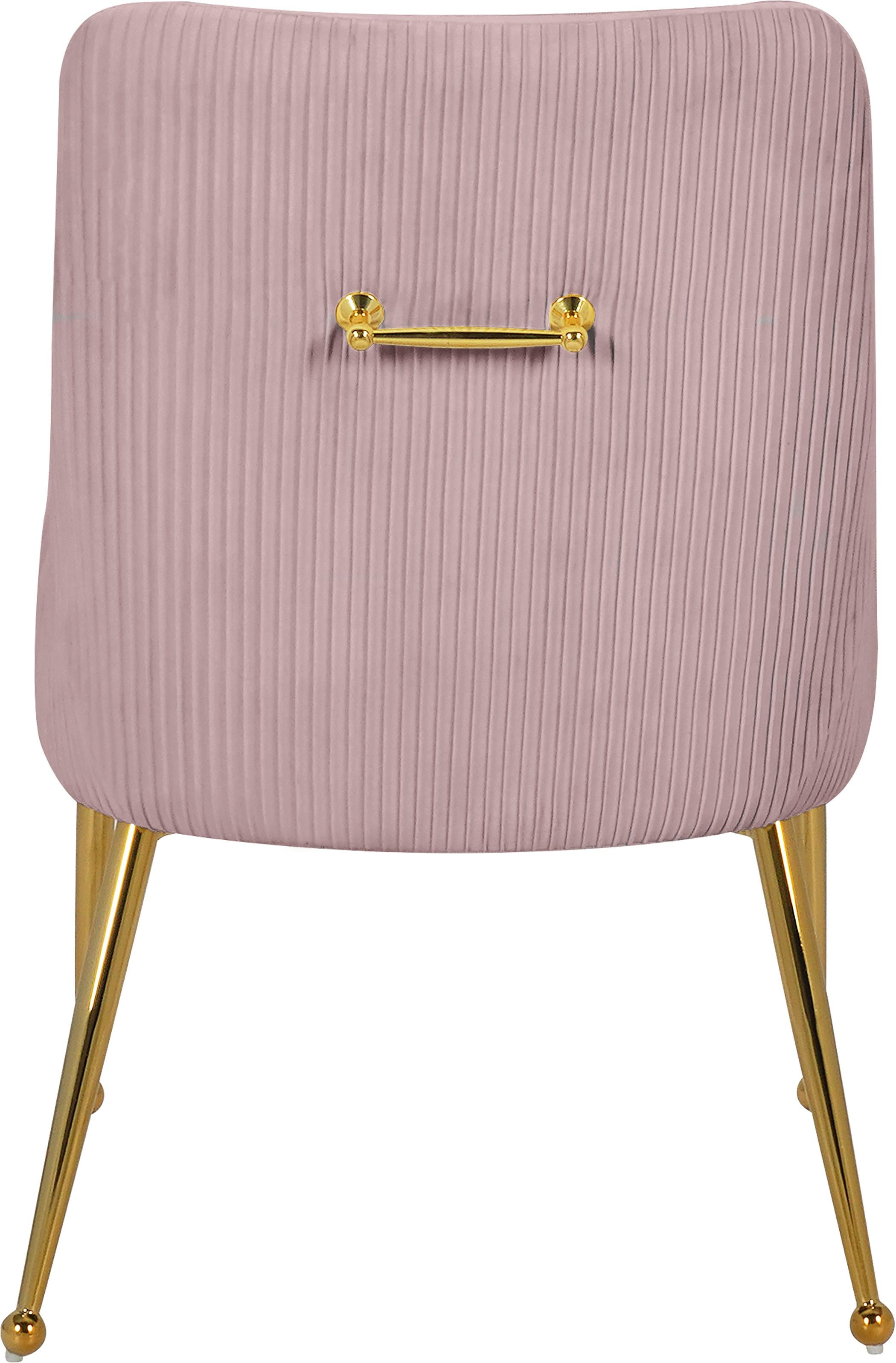 Ace Pink Velvet Dining Chair - Luxury Home Furniture (MI)