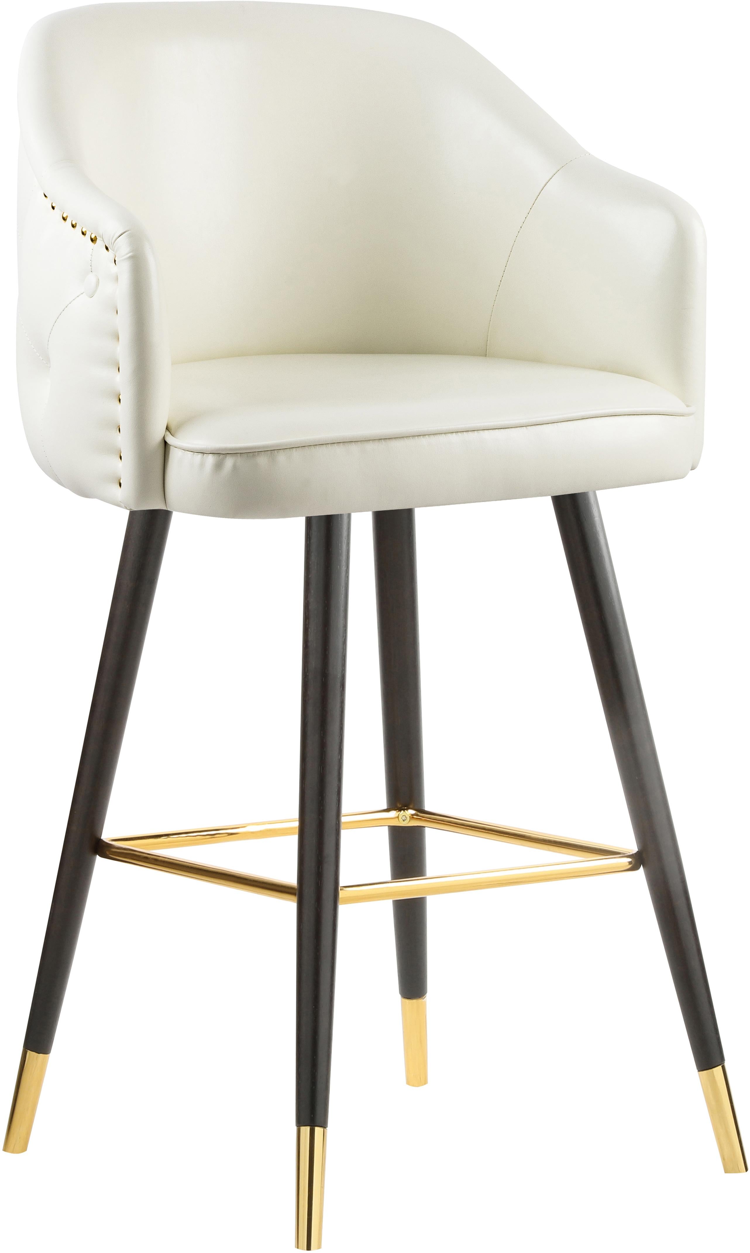 Barbosa White Faux Leather Counter/Bar Stool - Luxury Home Furniture (MI)