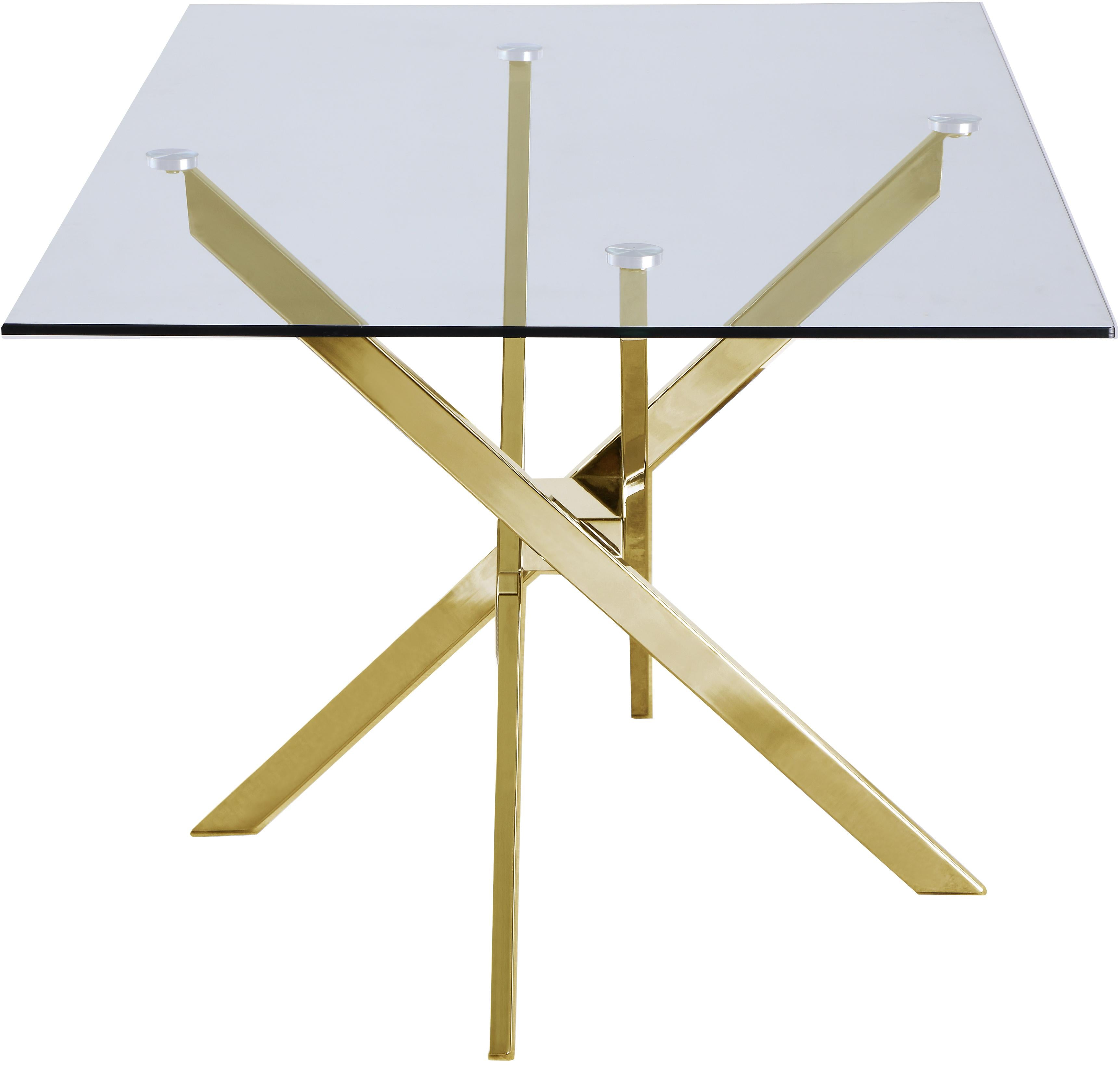 Xander Gold Dining Table - Luxury Home Furniture (MI)