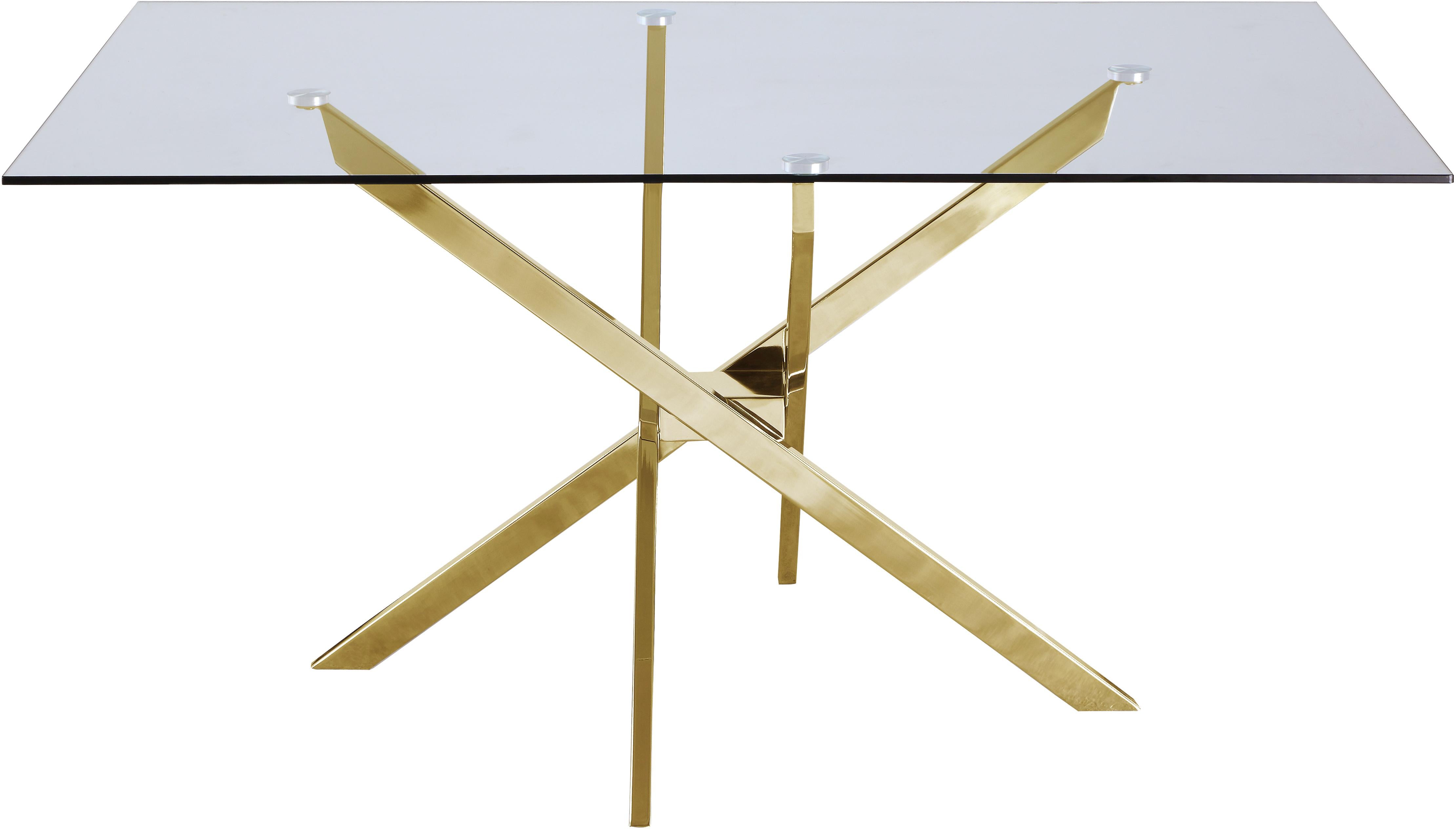 Xander Gold Dining Table - Luxury Home Furniture (MI)