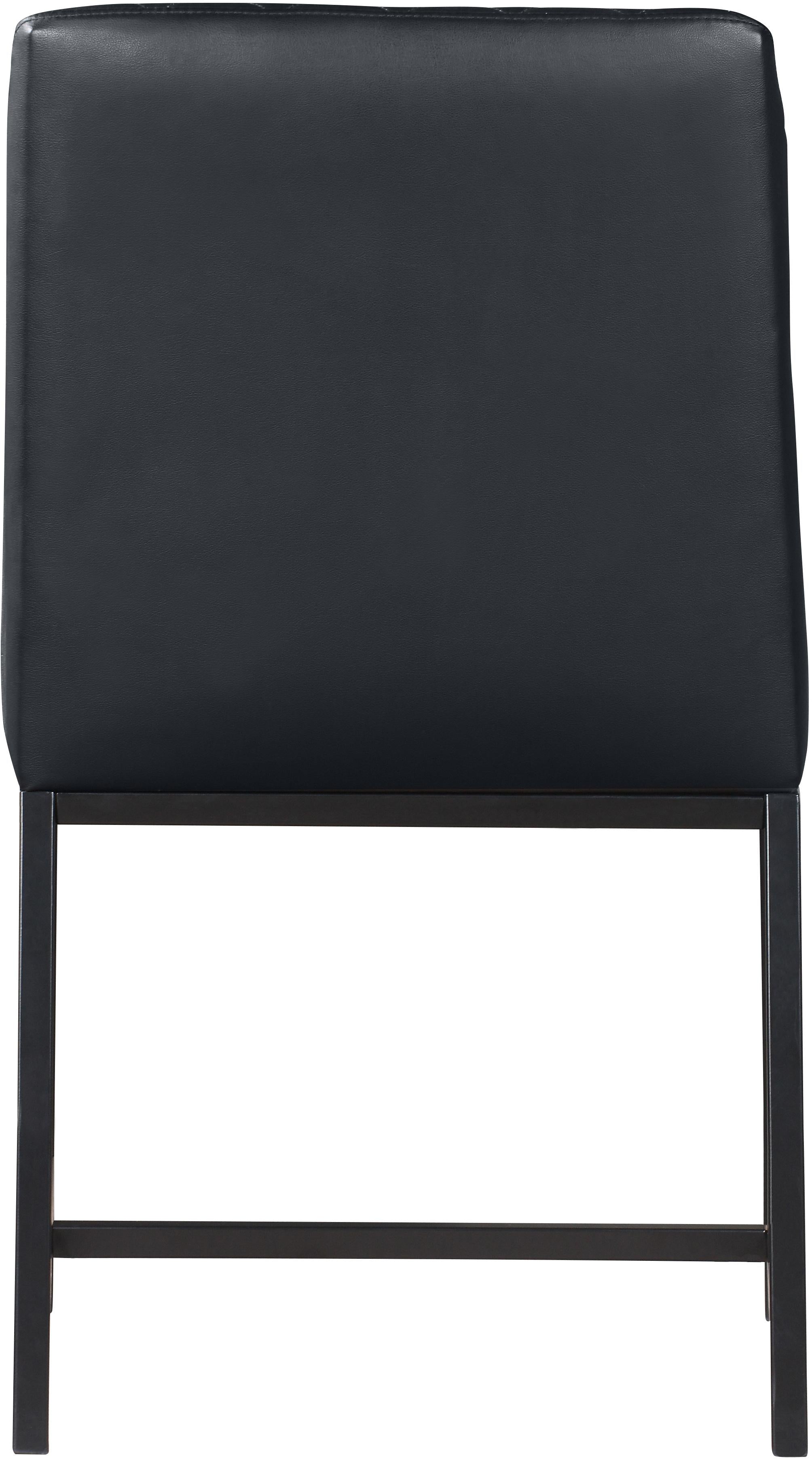 Bryce Black Faux Leather Dining Chair - Luxury Home Furniture (MI)