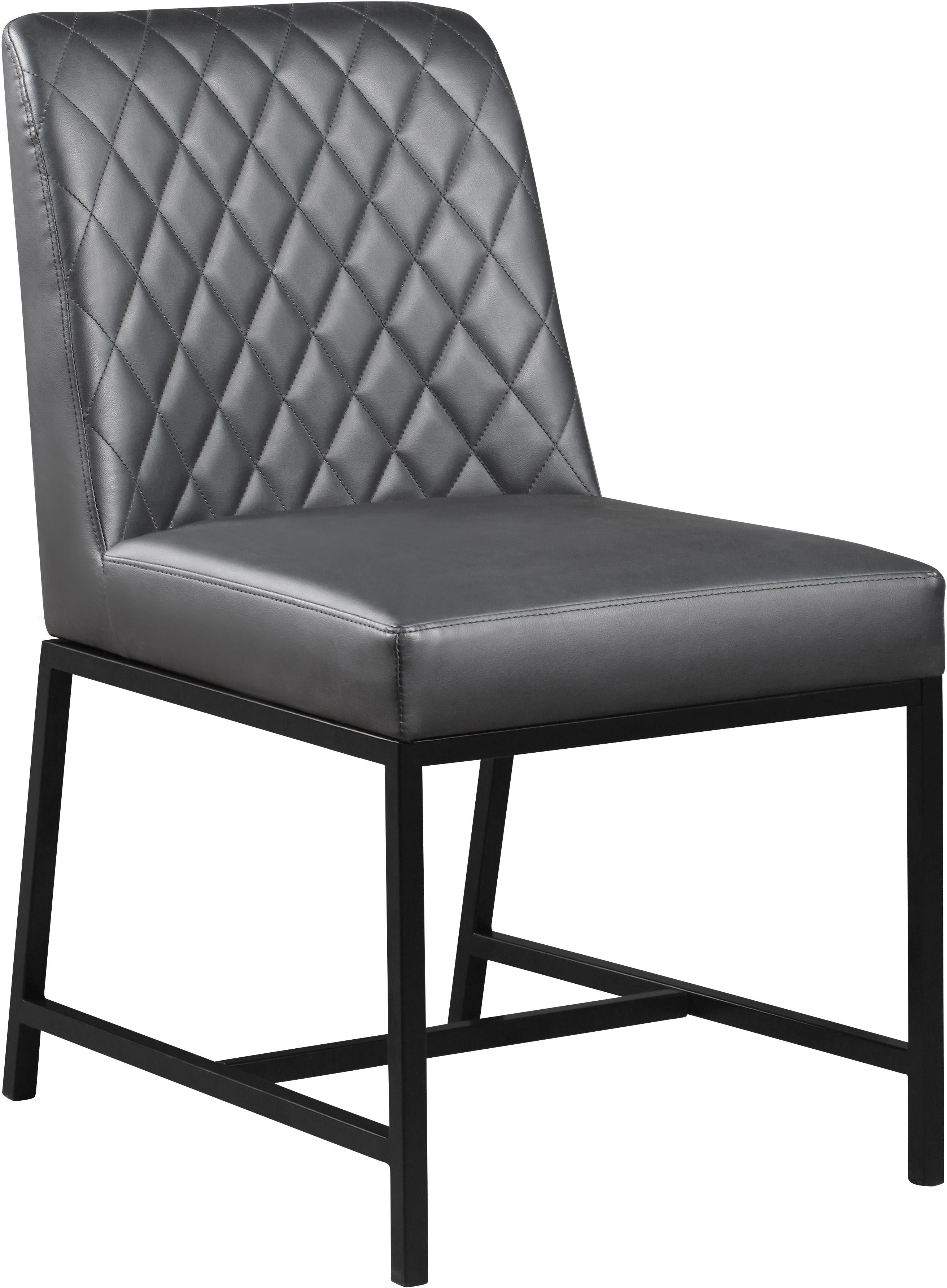 Bryce Grey Faux Leather Dining Chair - Luxury Home Furniture (MI)
