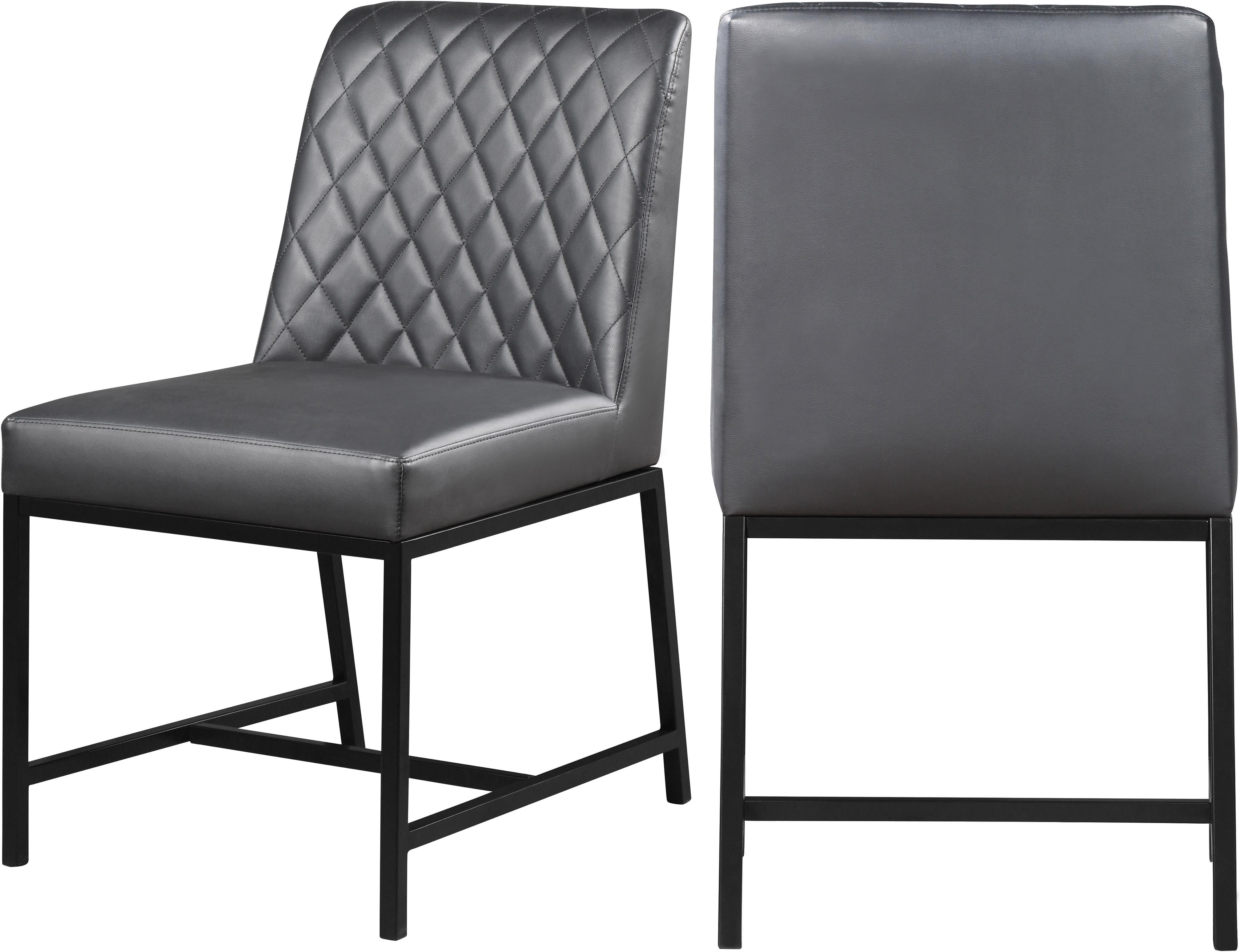 Bryce Grey Faux Leather Dining Chair - Luxury Home Furniture (MI)