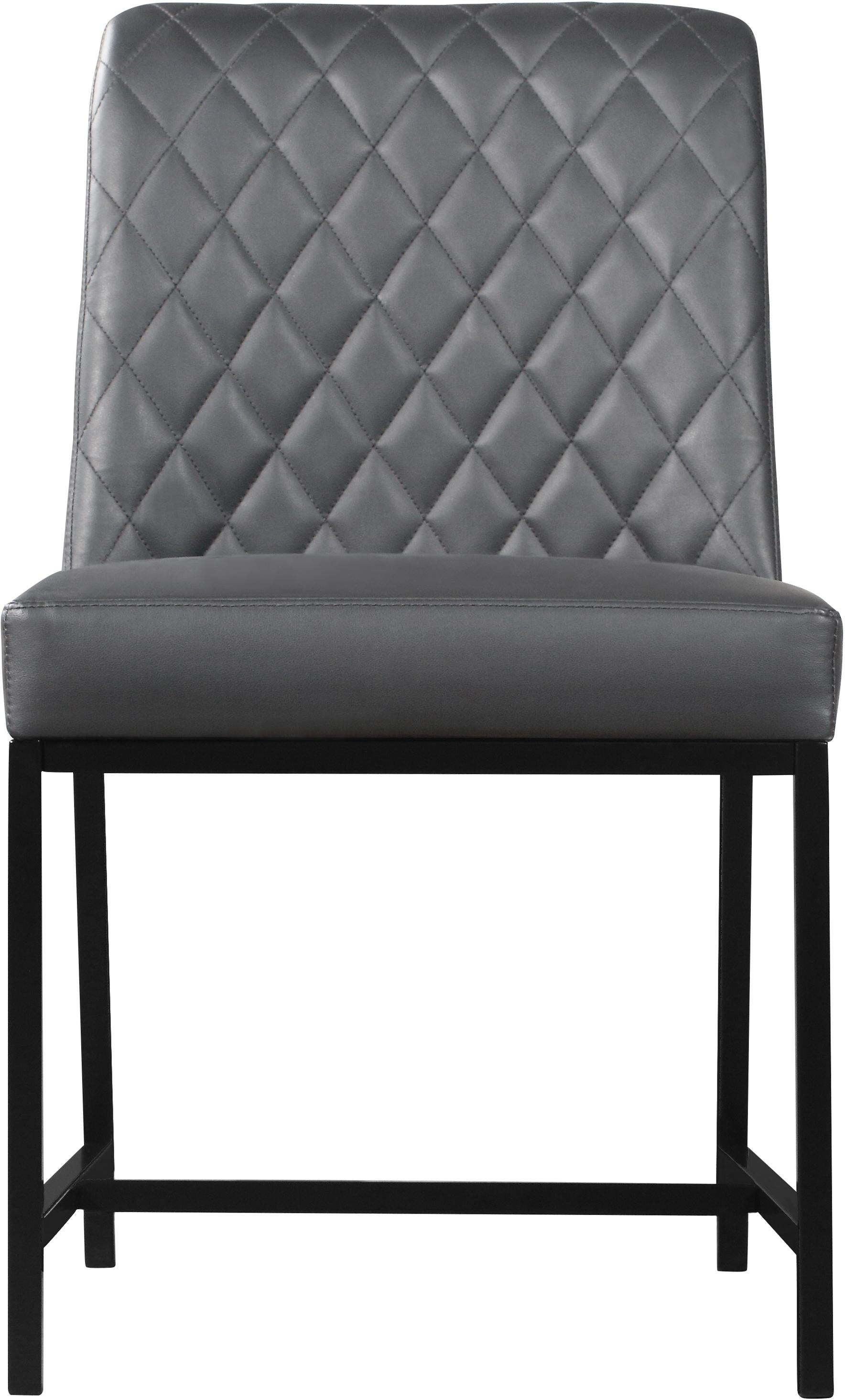 Bryce Grey Faux Leather Dining Chair - Luxury Home Furniture (MI)