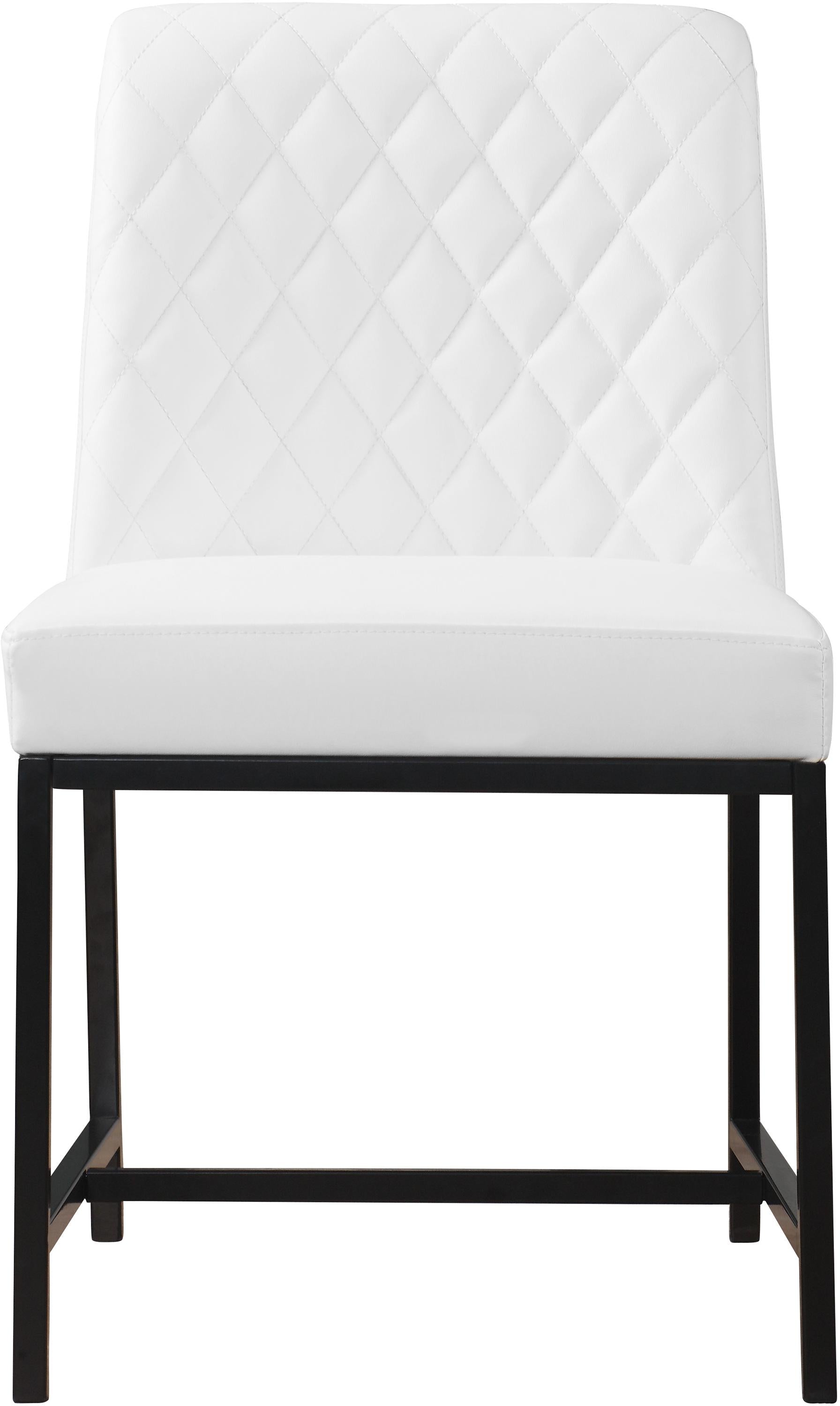 Bryce White Faux Leather Dining Chair - Luxury Home Furniture (MI)