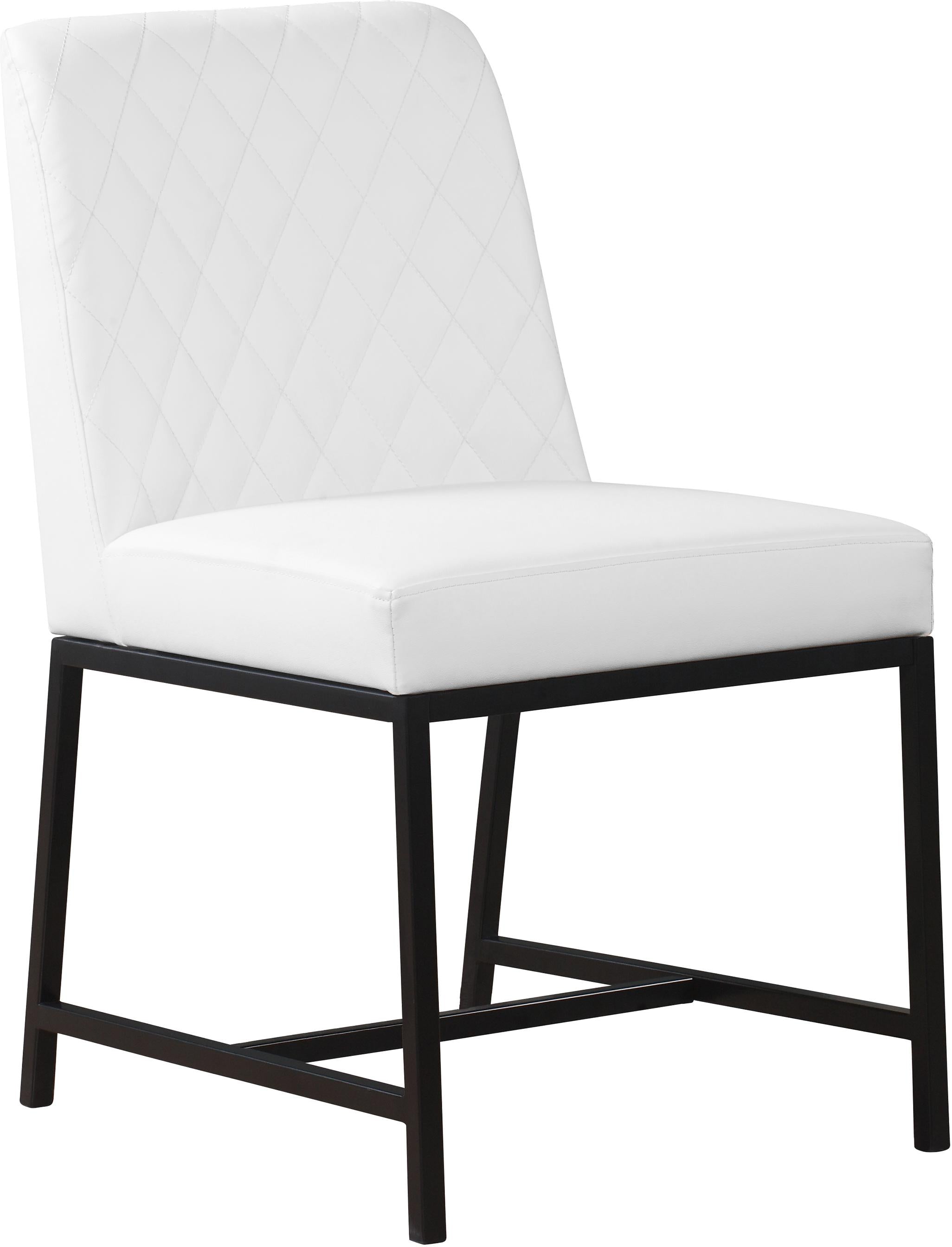 Bryce White Faux Leather Dining Chair - Luxury Home Furniture (MI)