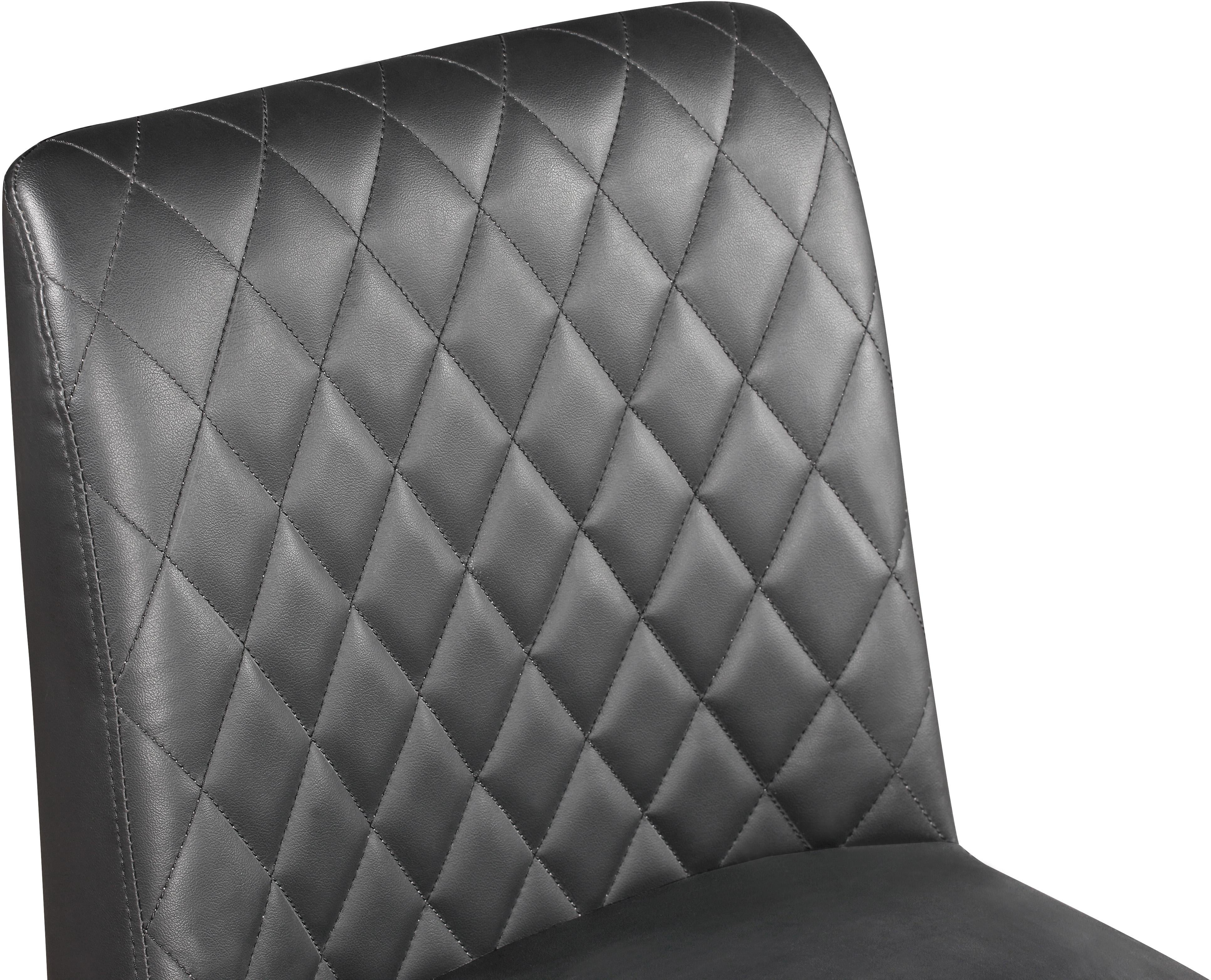 Bryce Grey Faux Leather Stool - Luxury Home Furniture (MI)