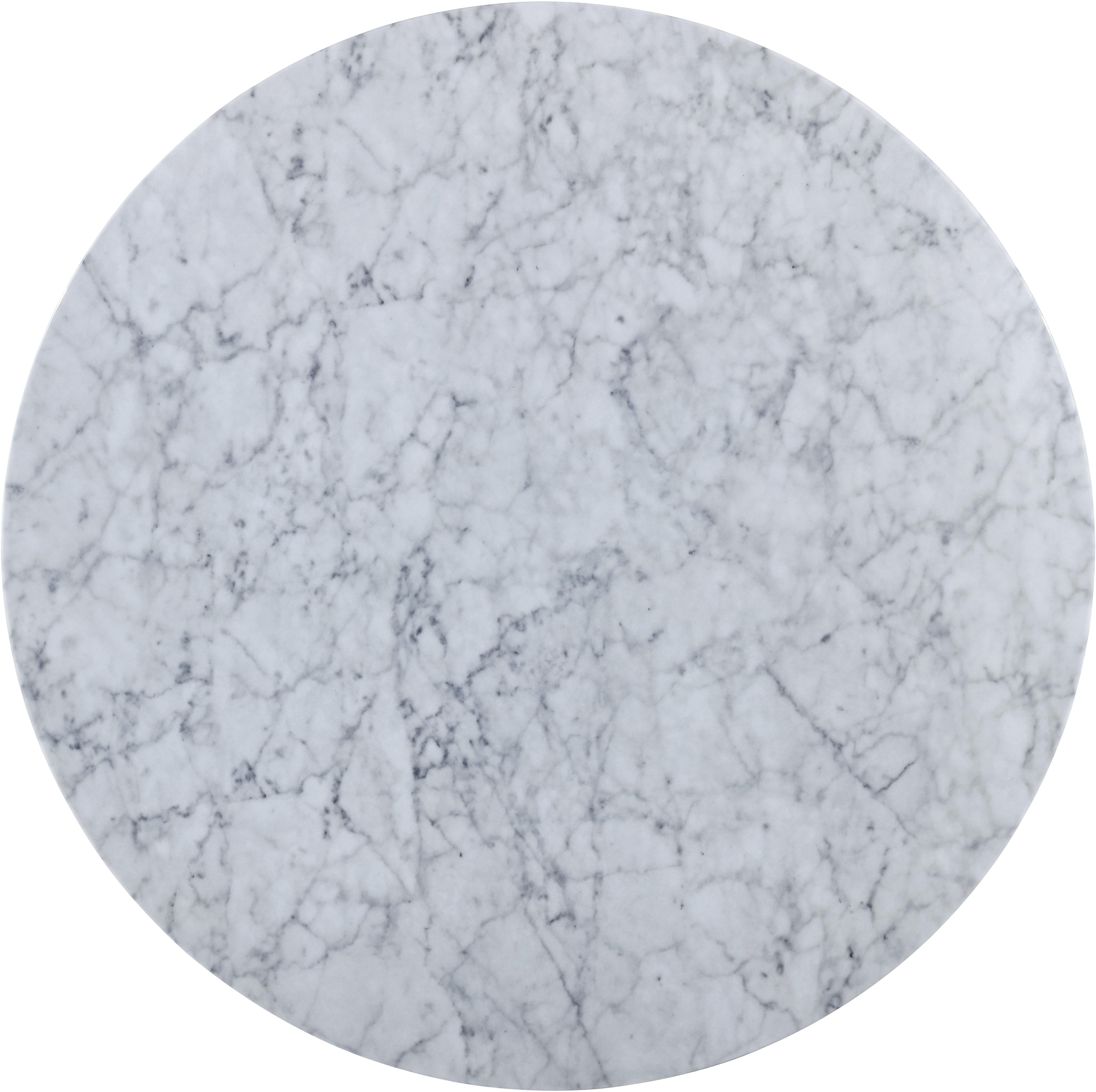 Omni White Faux Marble Dining Table - Luxury Home Furniture (MI)