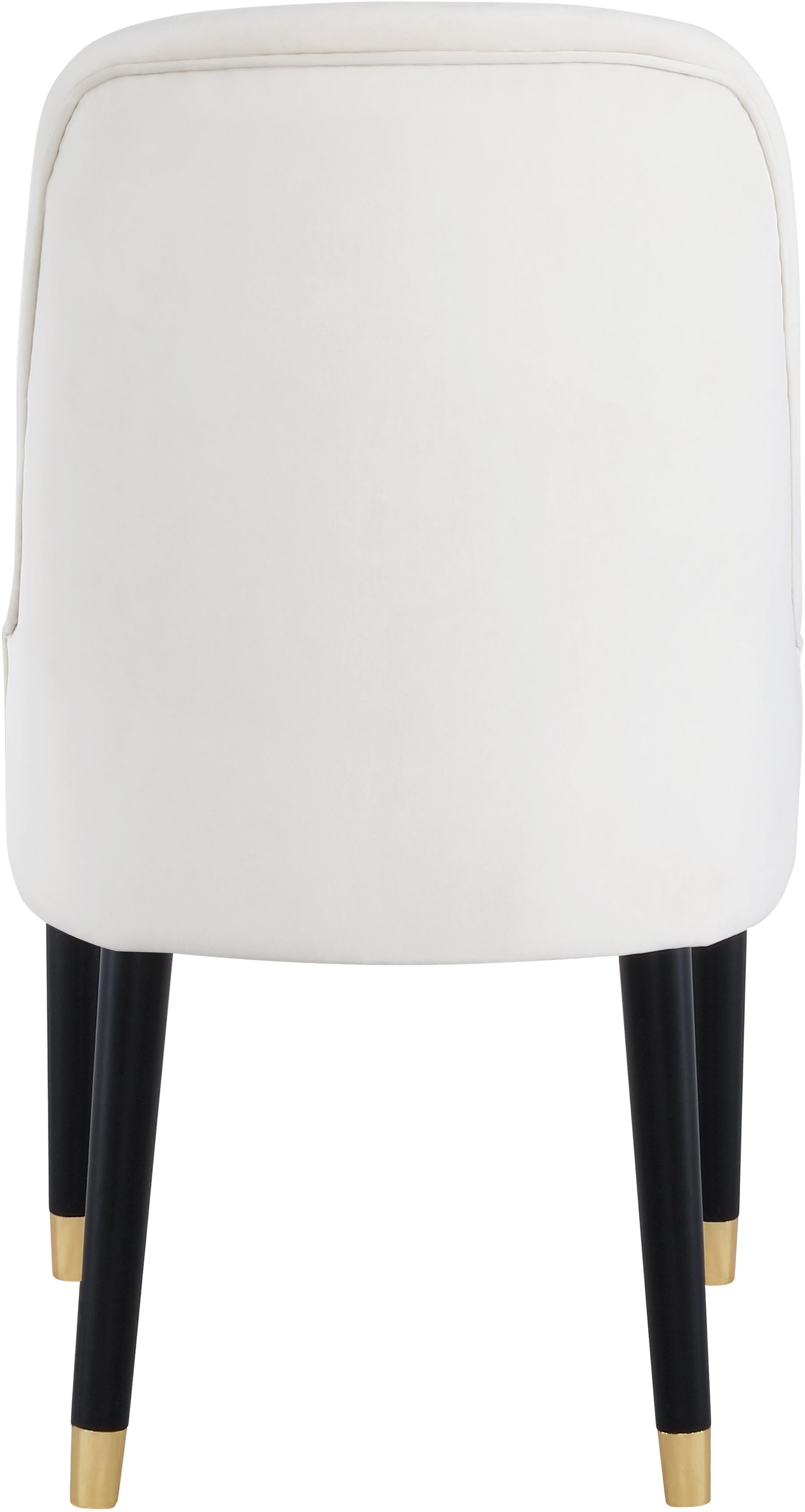 Omni Cream Velvet Dining Chair - Luxury Home Furniture (MI)