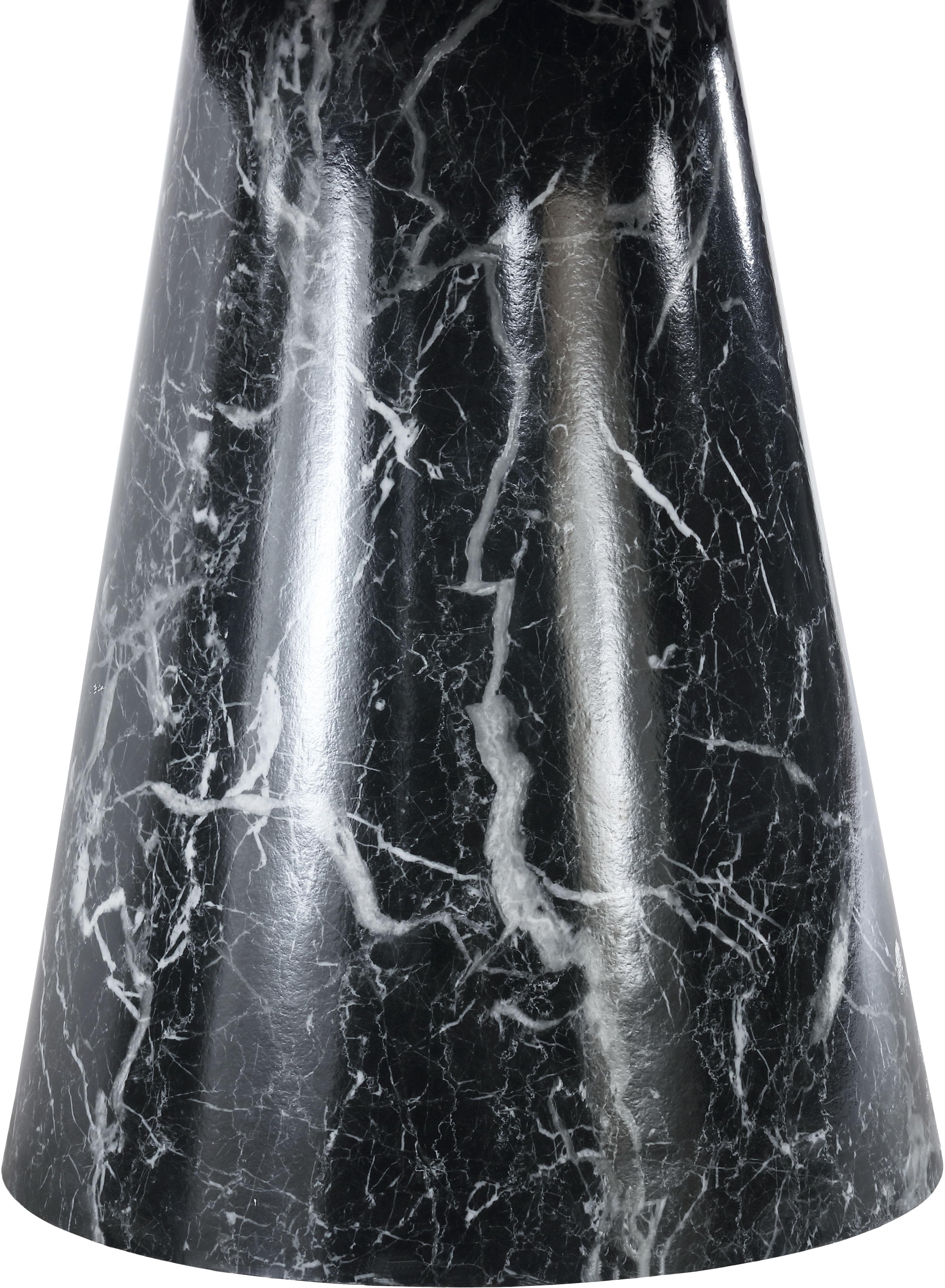 Omni Black Faux Marble Dining Table - Luxury Home Furniture (MI)