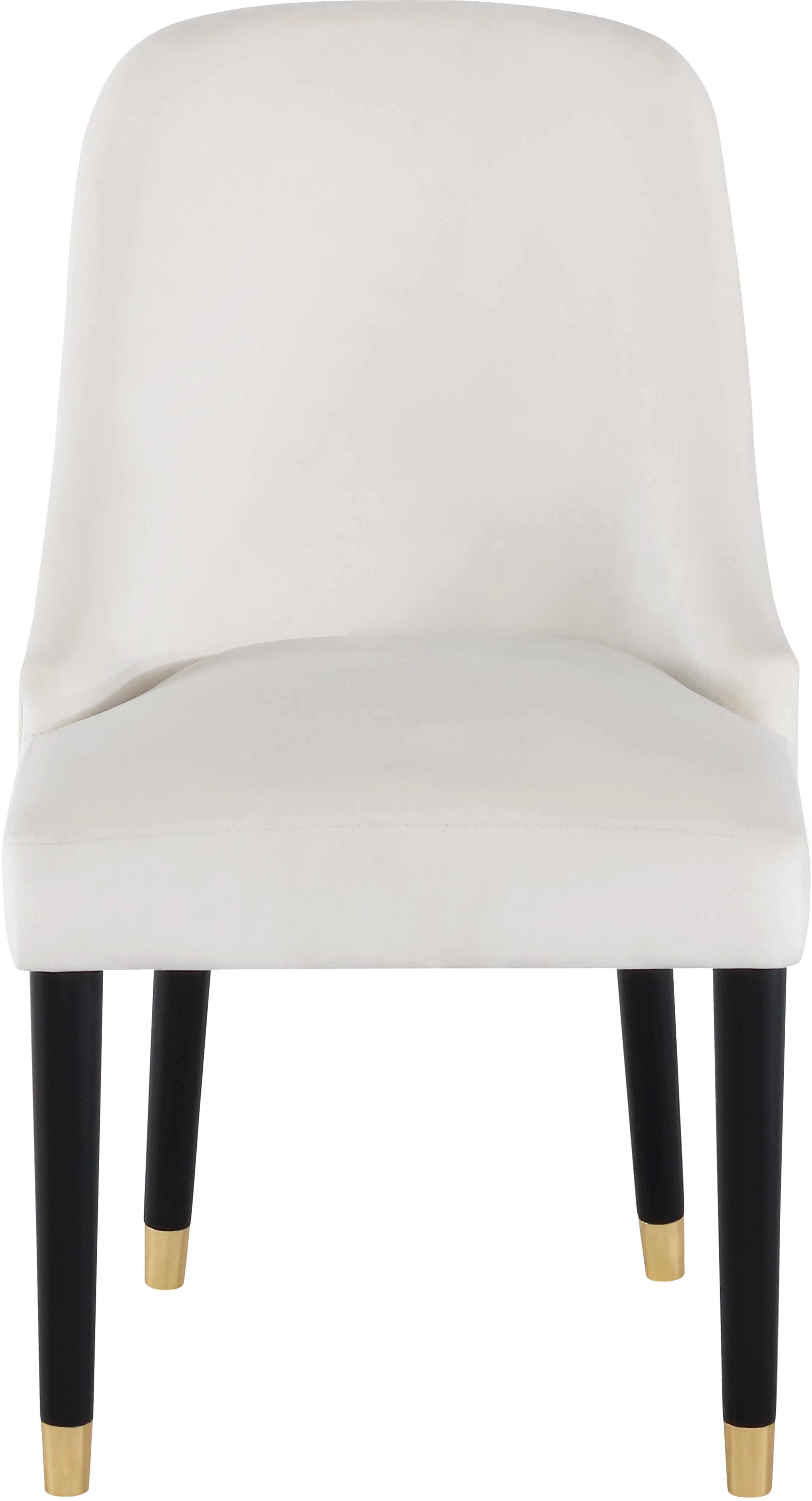 Omni Cream Velvet Dining Chair - Luxury Home Furniture (MI)