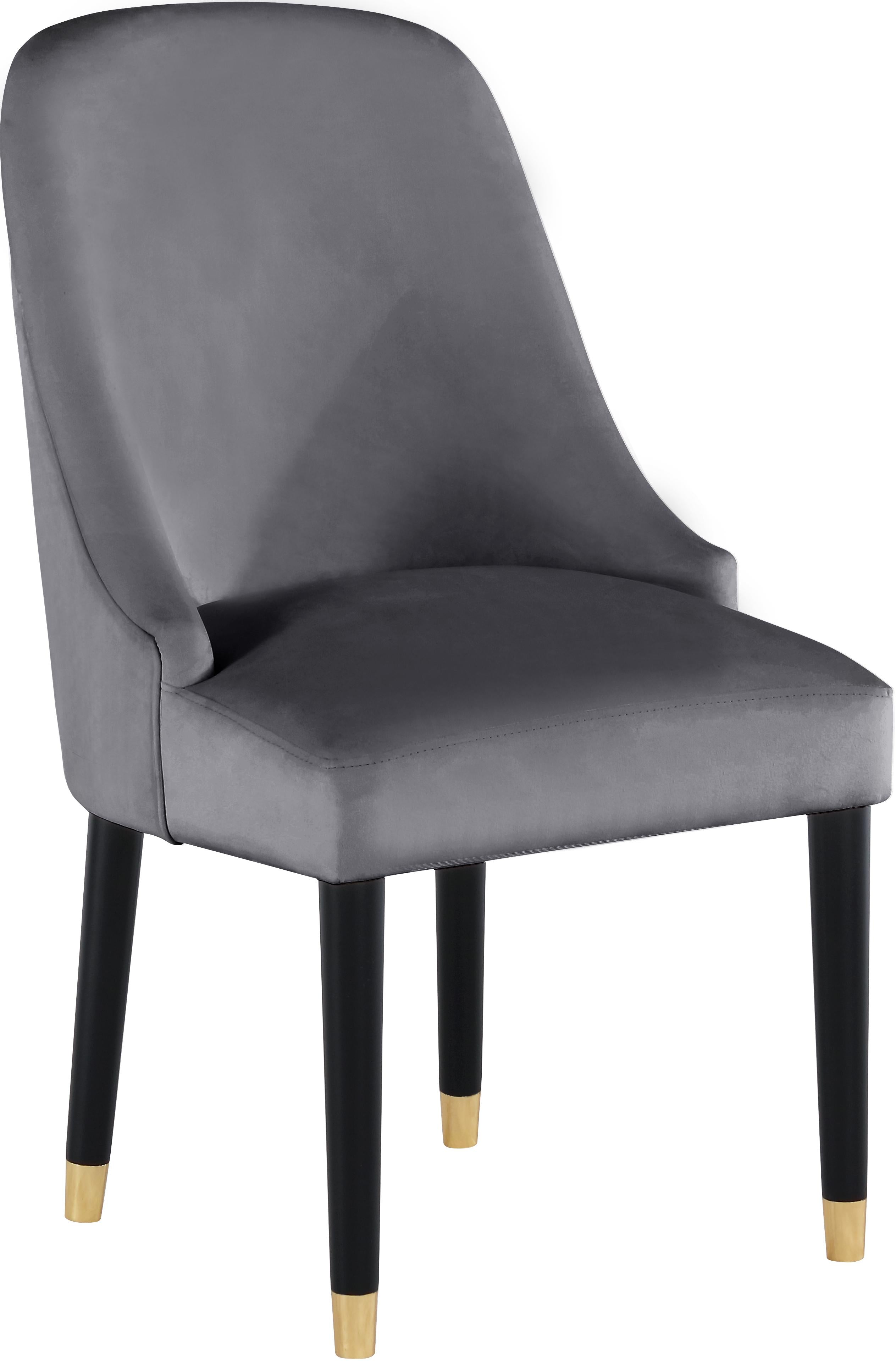 Omni Grey Velvet Dining Chair - Luxury Home Furniture (MI)