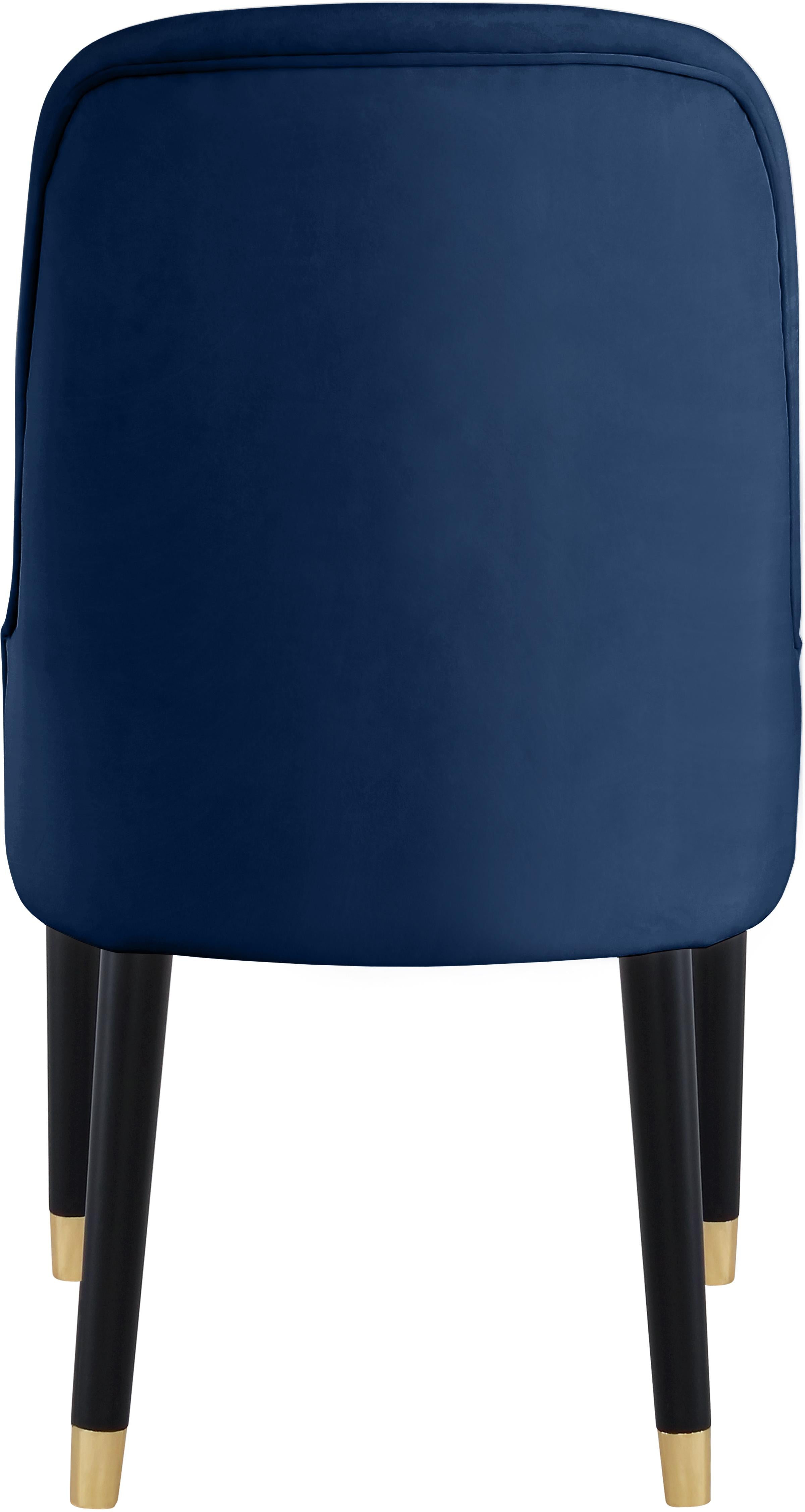 Omni Navy Velvet Dining Chair - Luxury Home Furniture (MI)