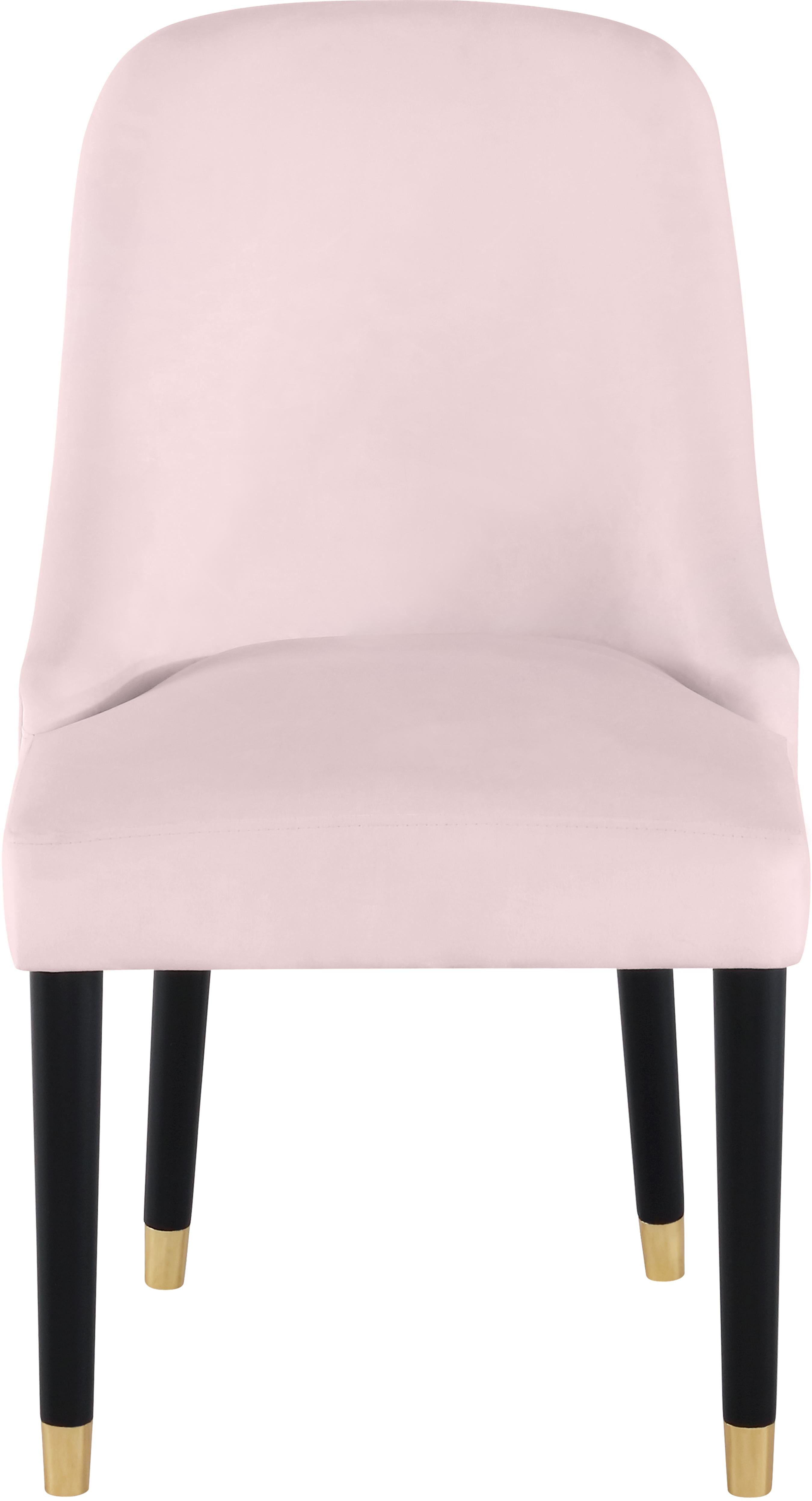 Omni Pink Velvet Dining Chair - Luxury Home Furniture (MI)