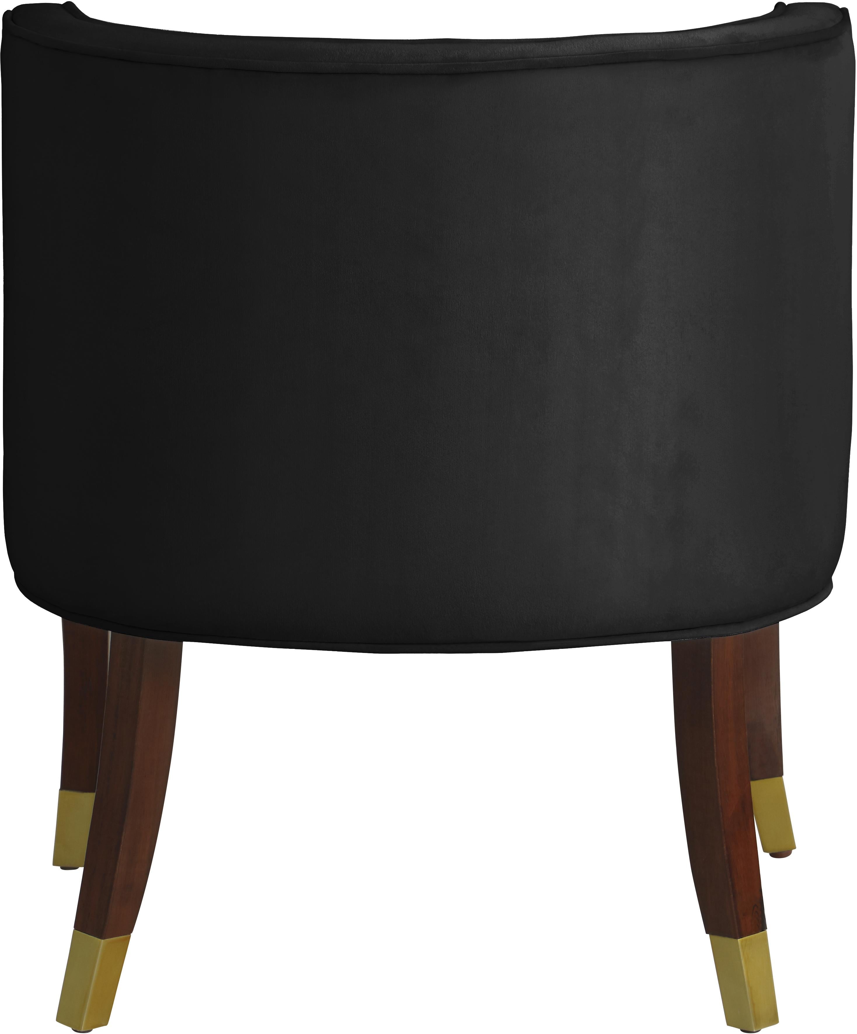 Perry Black Velvet Dining Chair - Luxury Home Furniture (MI)