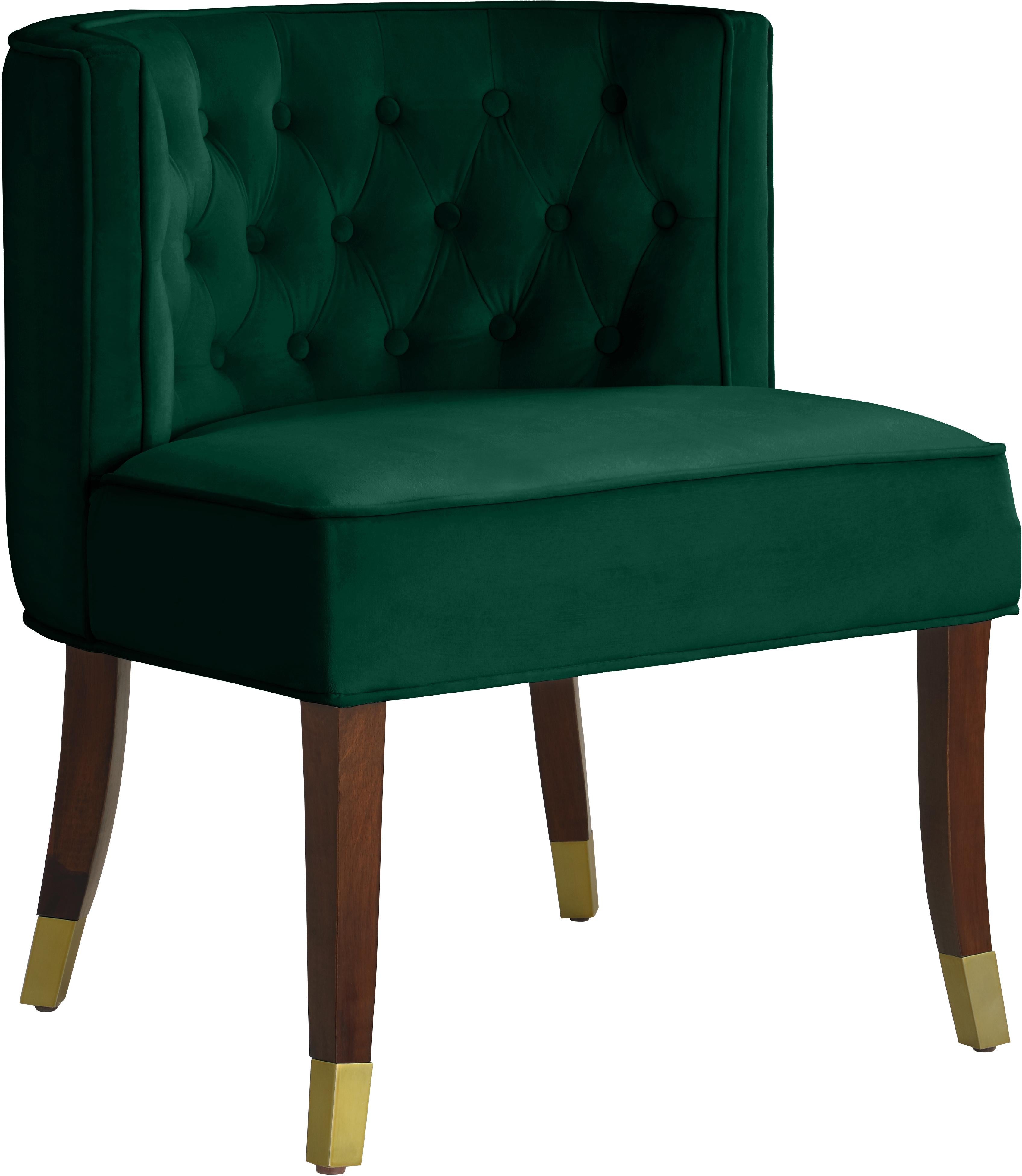 Perry Green Velvet Dining Chair - Luxury Home Furniture (MI)