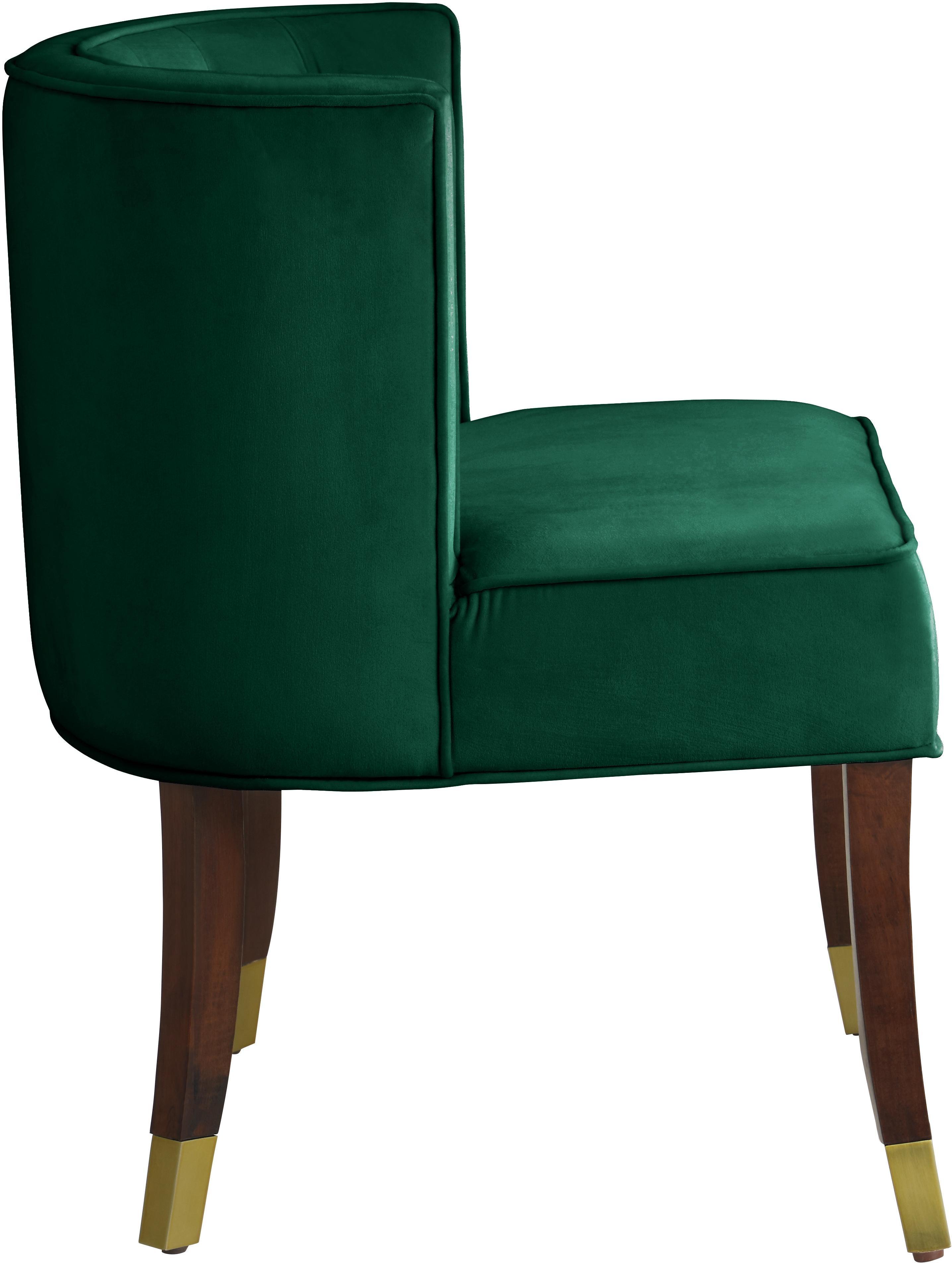 Perry Green Velvet Dining Chair - Luxury Home Furniture (MI)