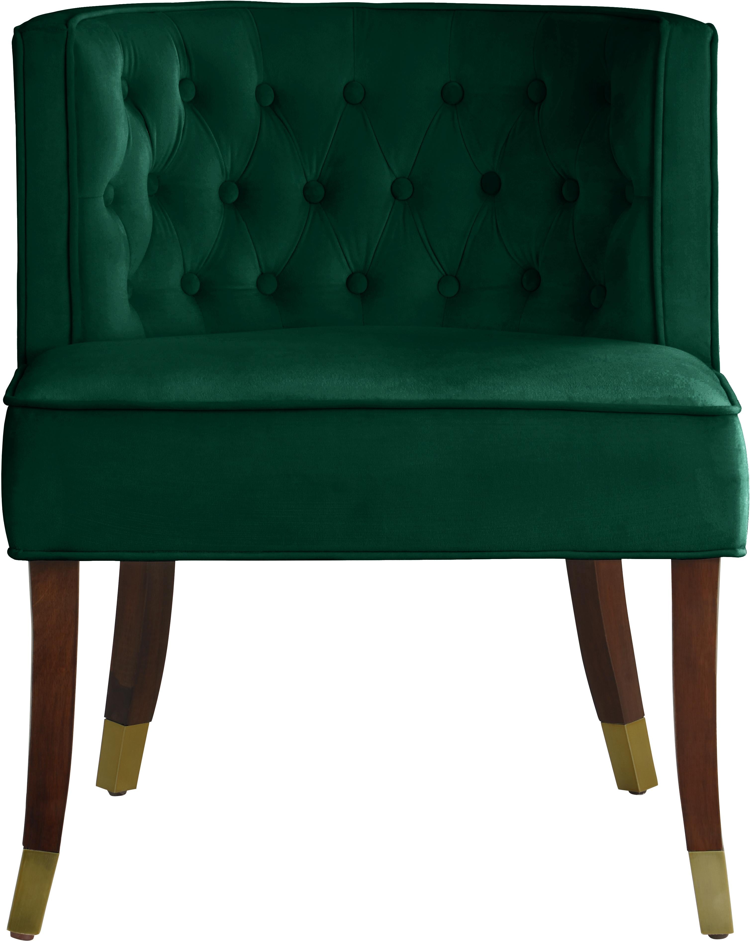 Perry Green Velvet Dining Chair - Luxury Home Furniture (MI)
