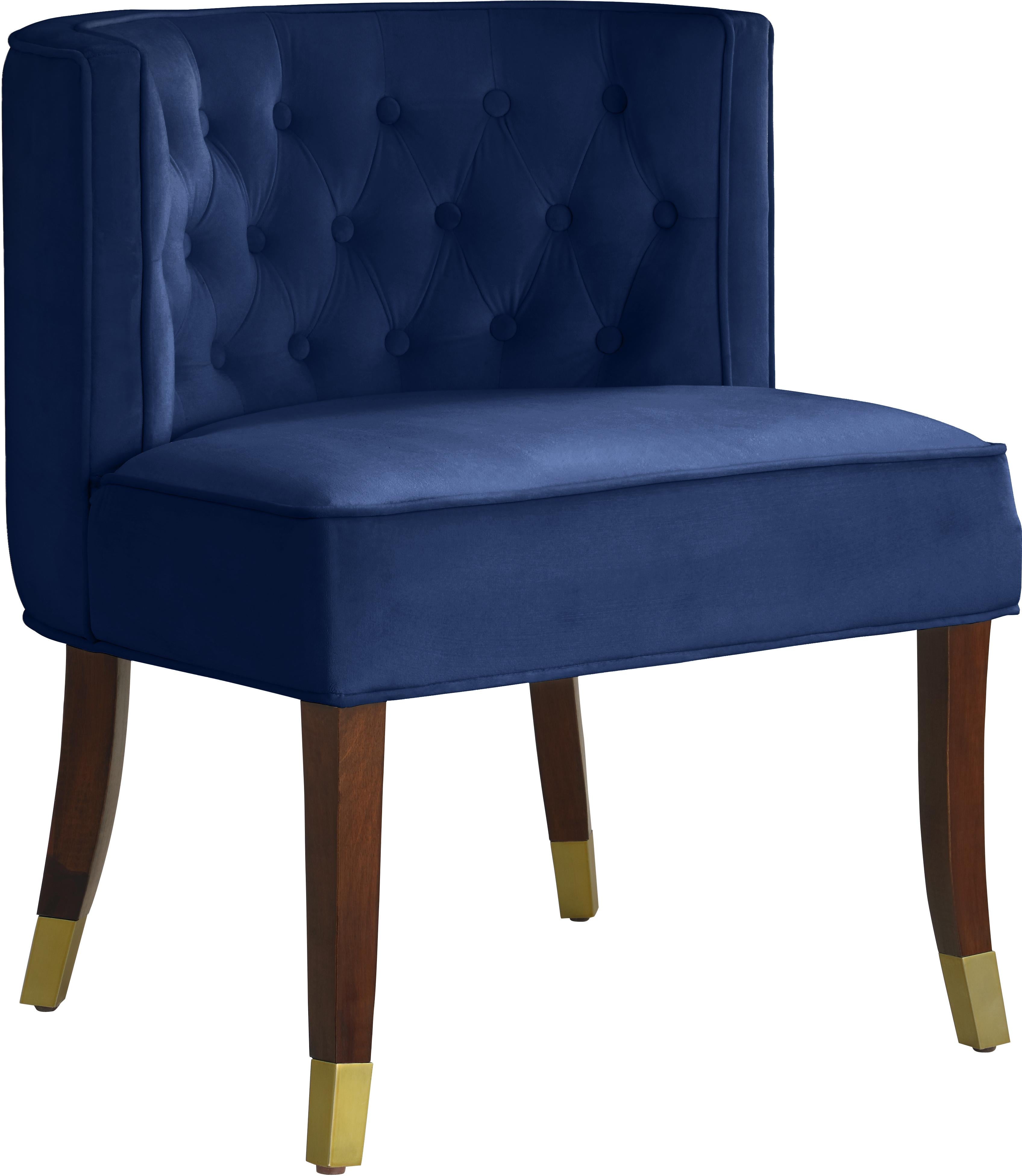 Perry Navy Velvet Dining Chair - Luxury Home Furniture (MI)