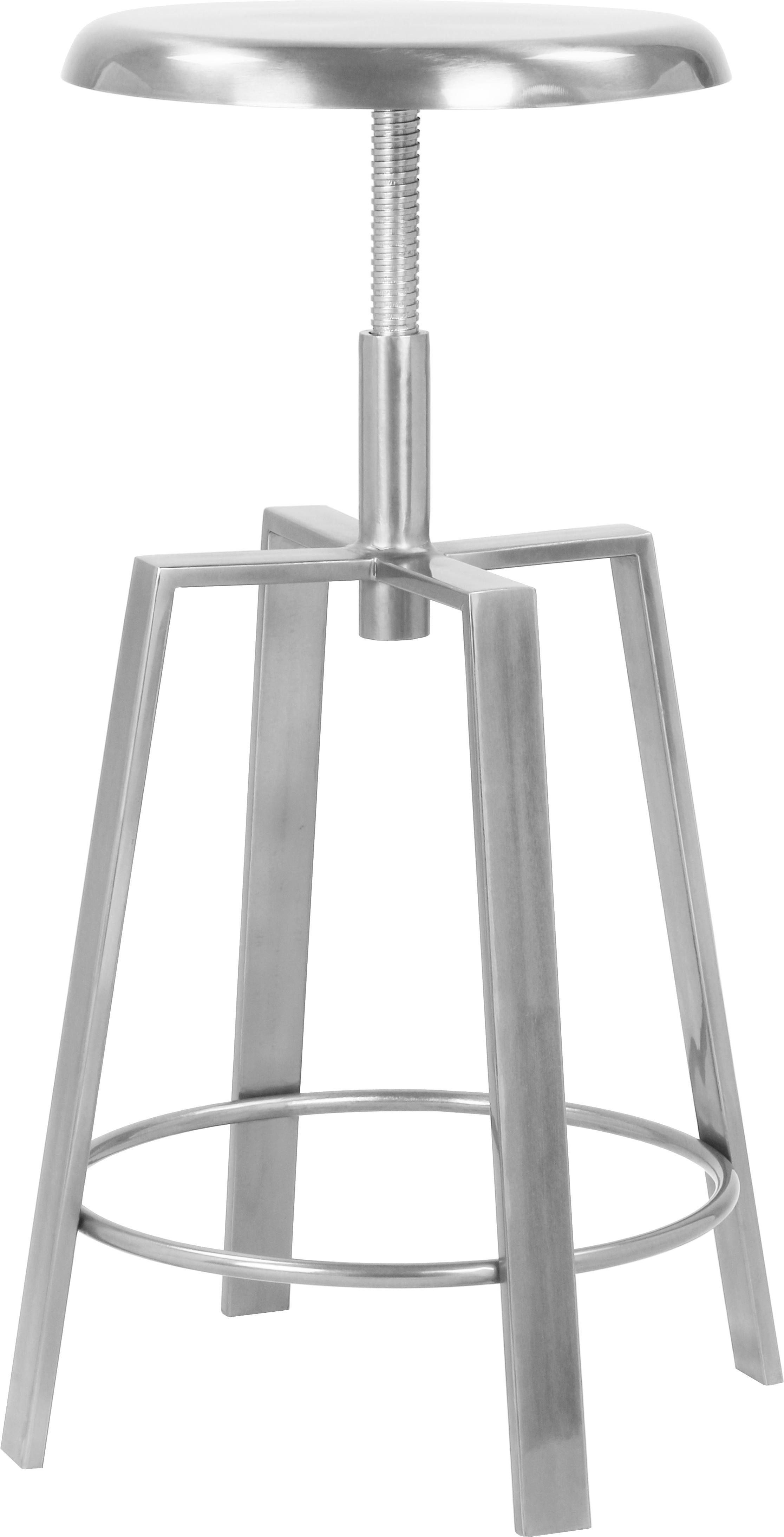 Lang Silver Counter/Bar Stool - Luxury Home Furniture (MI)
