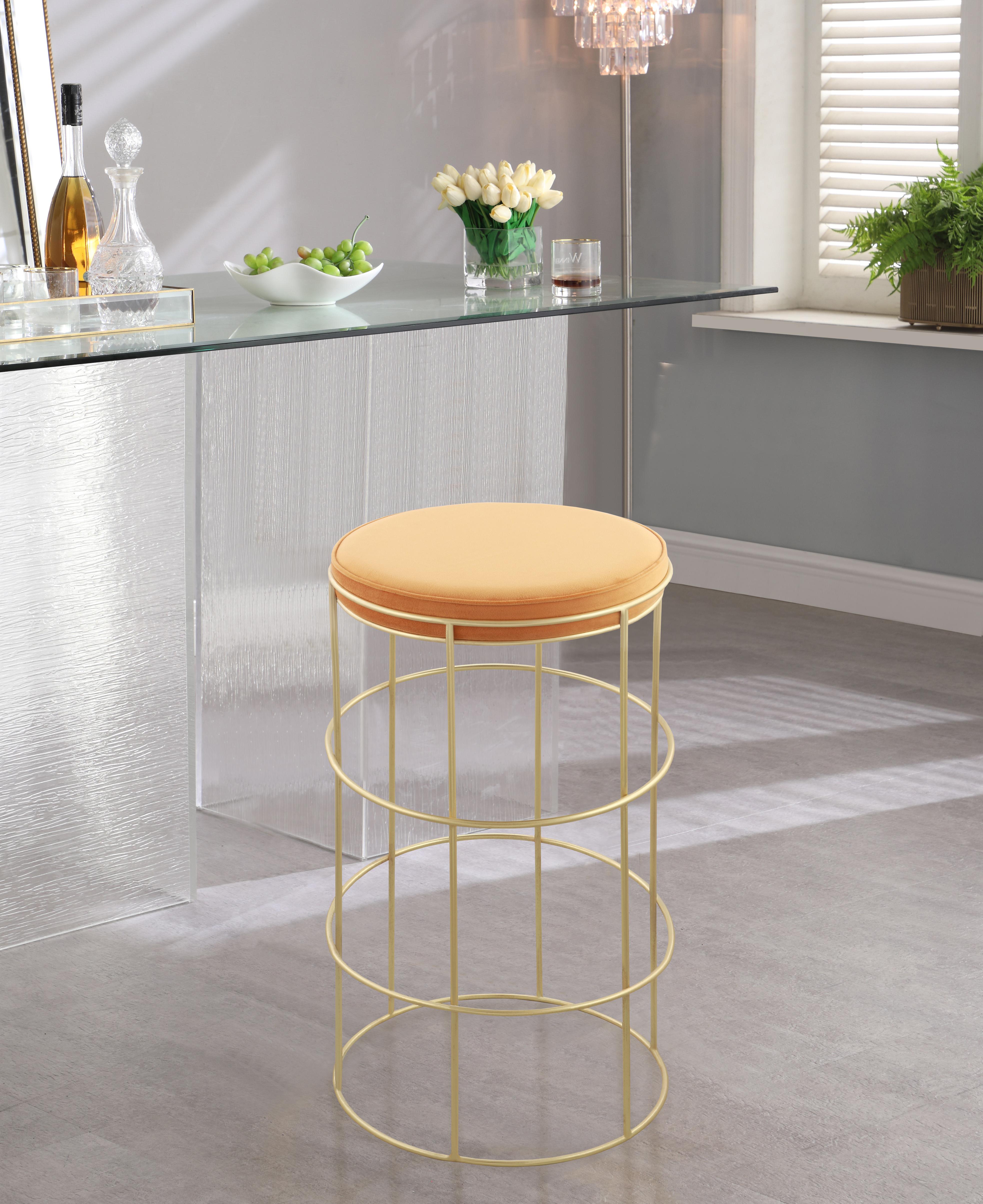 Rebar Mango Velvet Counter Stool - Luxury Home Furniture (MI)