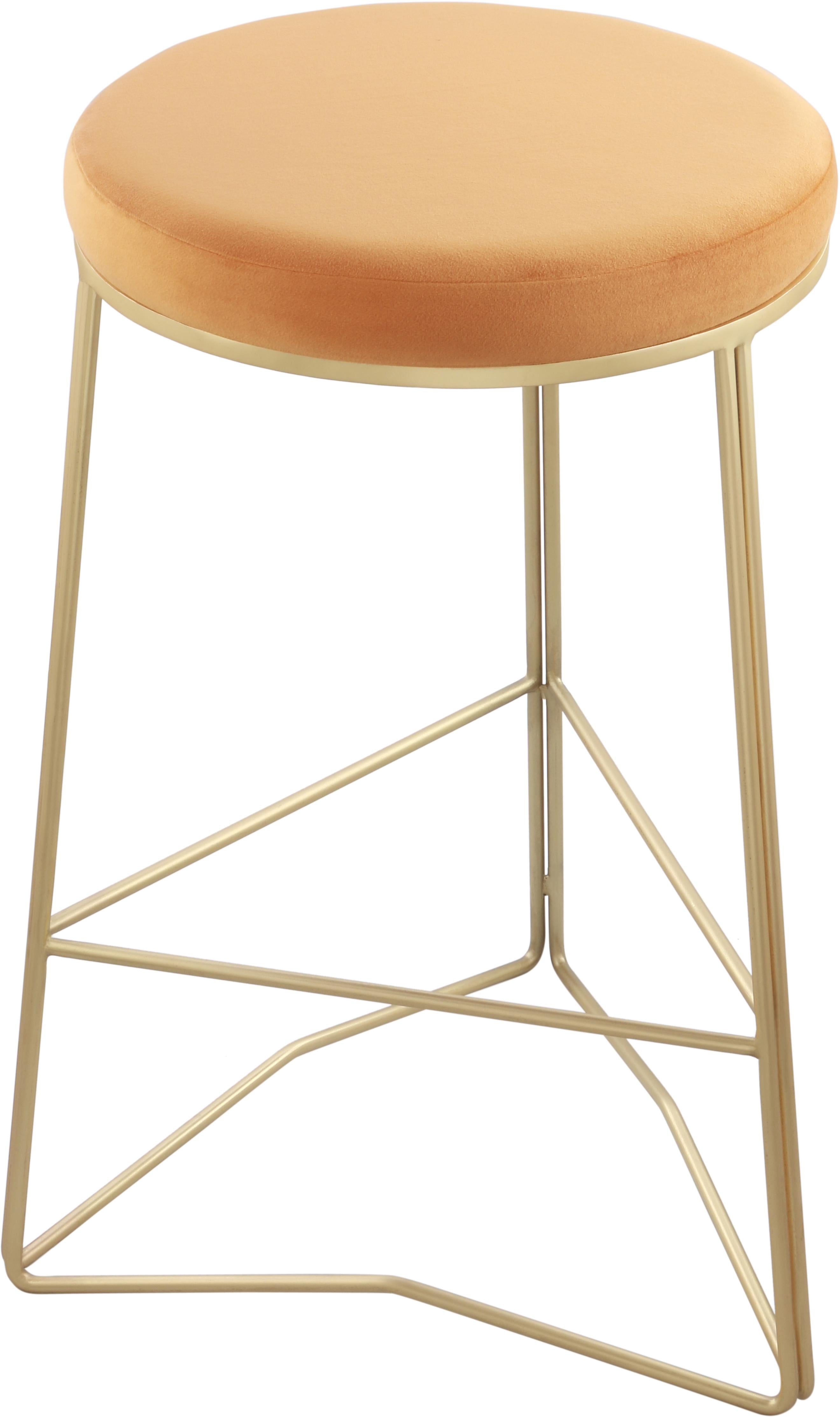 Tres Mango Velvet Counter Stool - Luxury Home Furniture (MI)