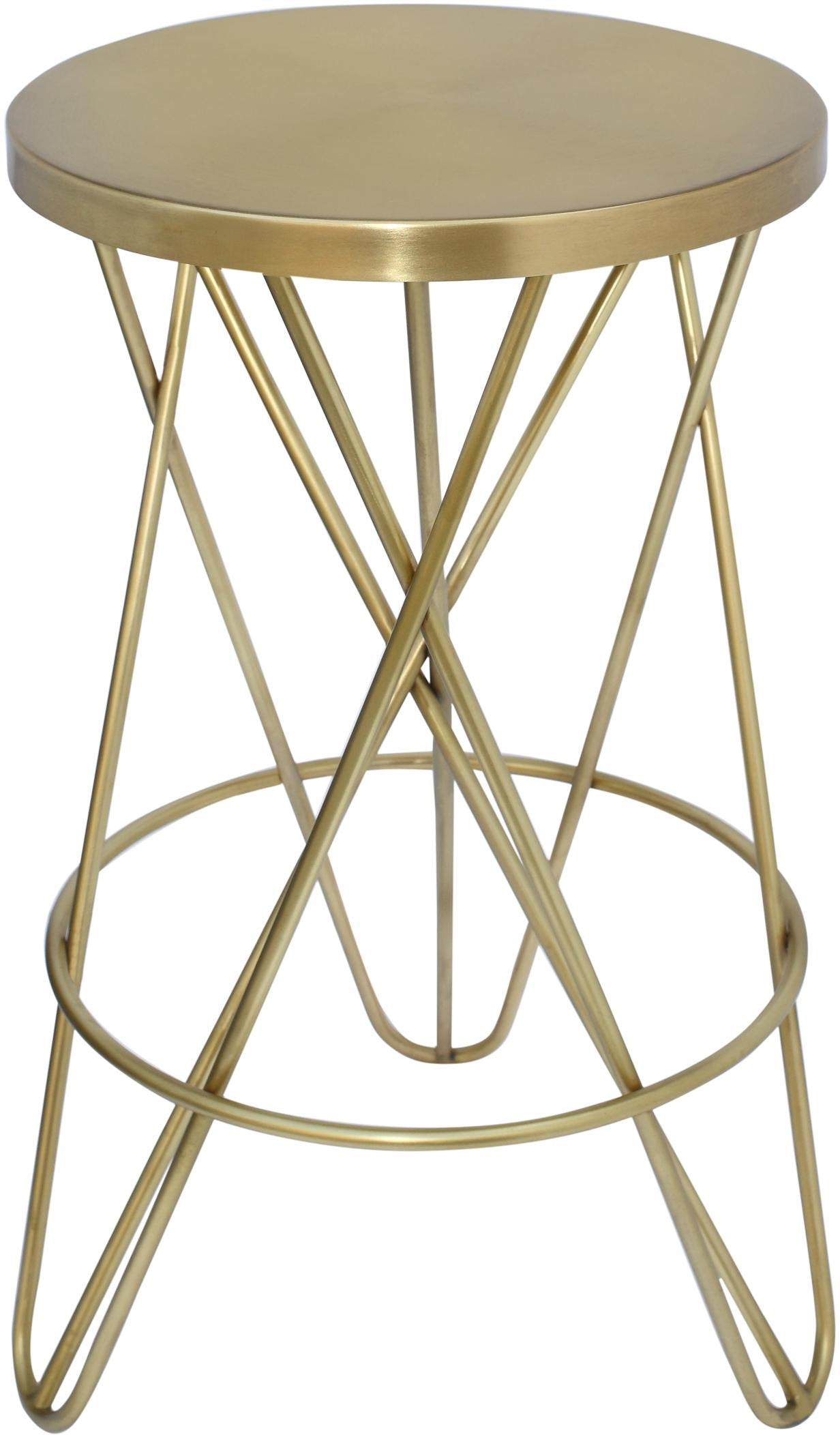 Mercury Gold Counter Stool - Luxury Home Furniture (MI)
