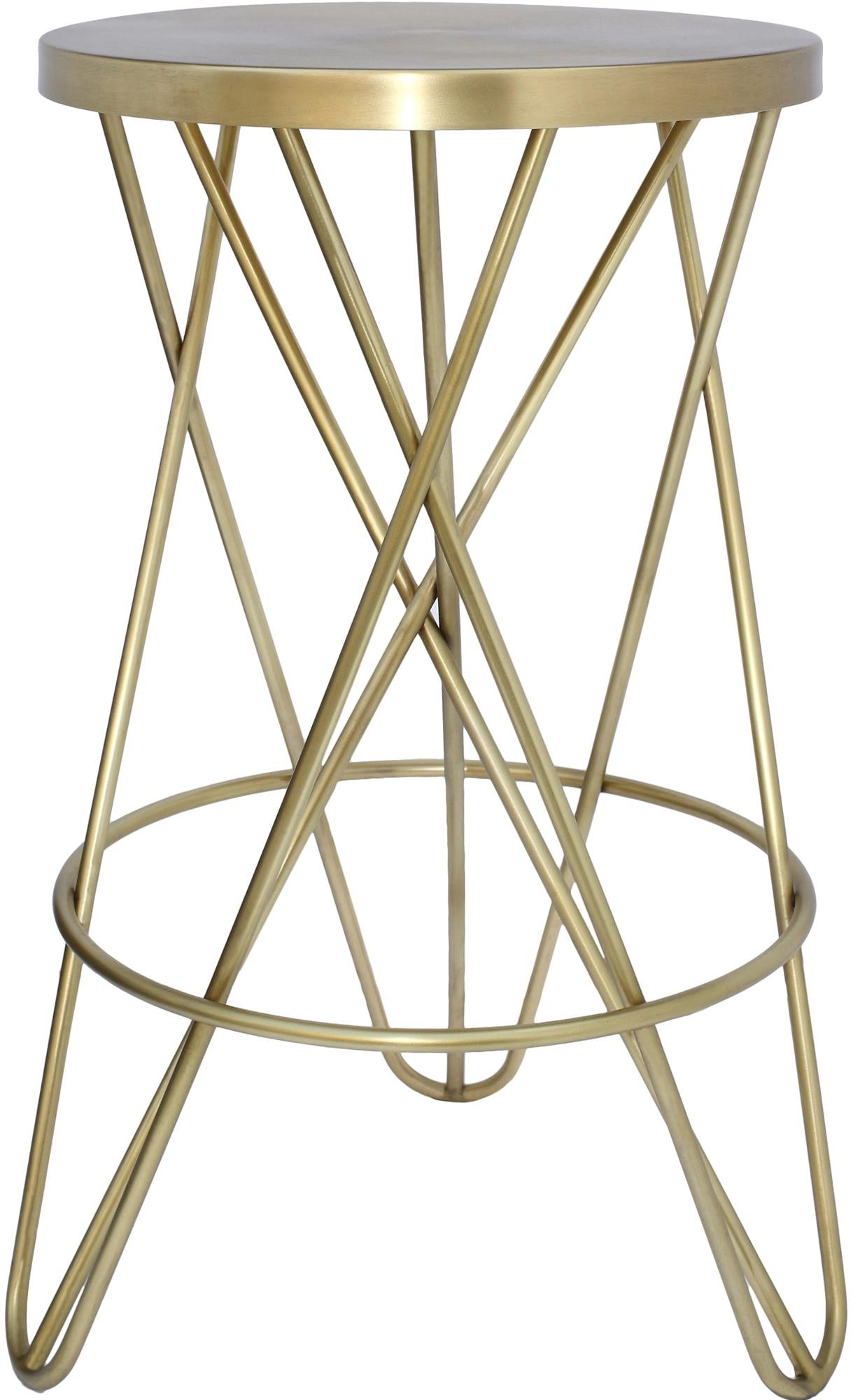 Mercury Gold Counter Stool - Luxury Home Furniture (MI)