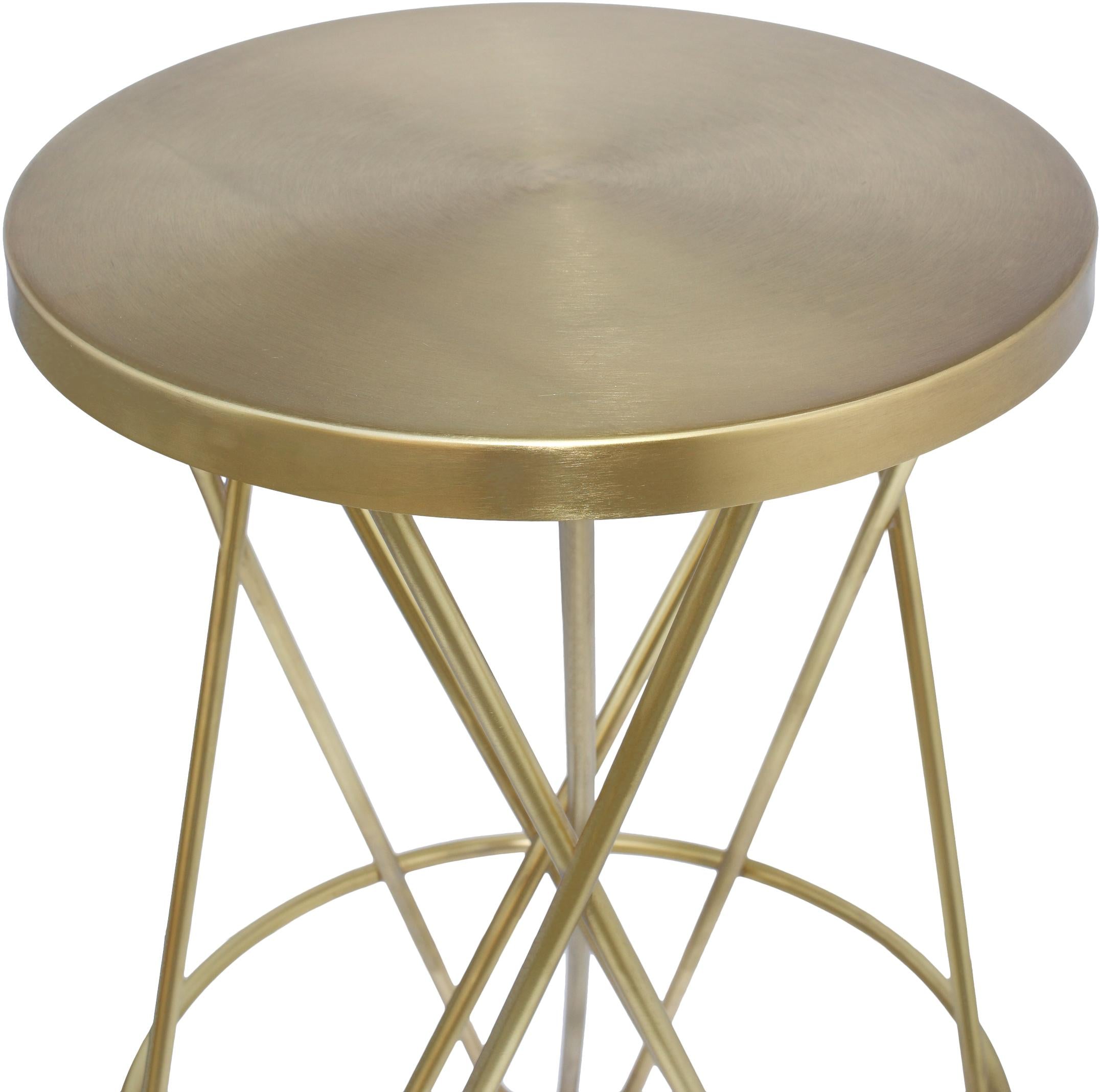 Mercury Gold Counter Stool - Luxury Home Furniture (MI)