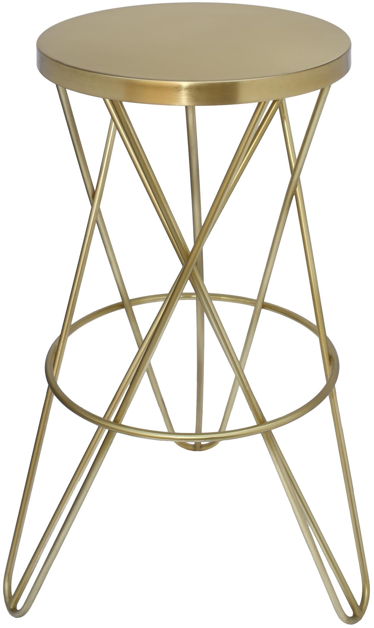 Mercury Gold Bar Stool - Luxury Home Furniture (MI)