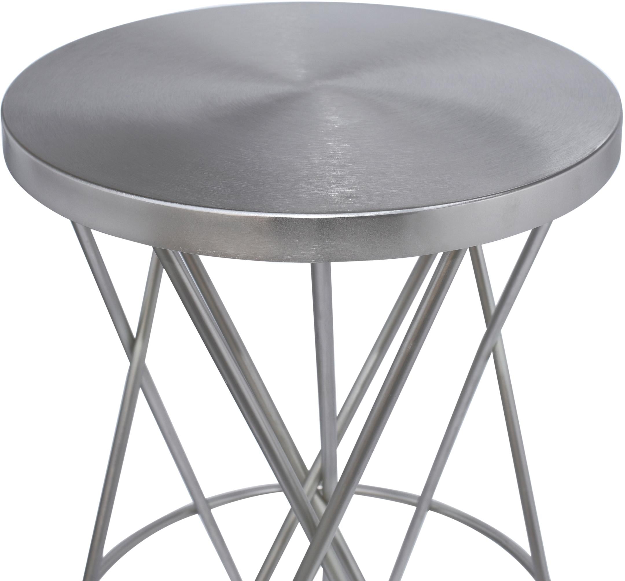 Mercury Silver Bar Stool - Luxury Home Furniture (MI)