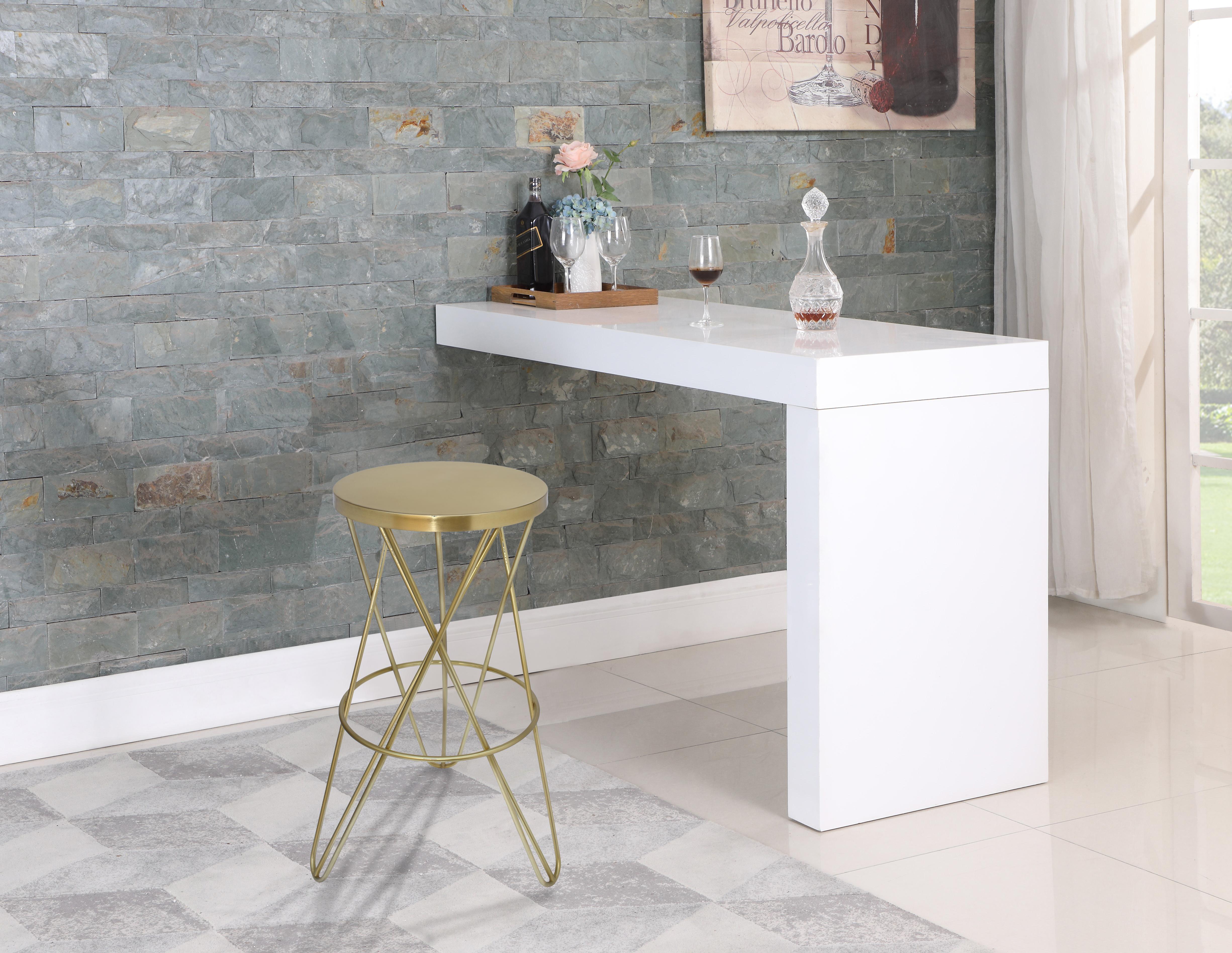 Mercury Gold Bar Stool - Luxury Home Furniture (MI)