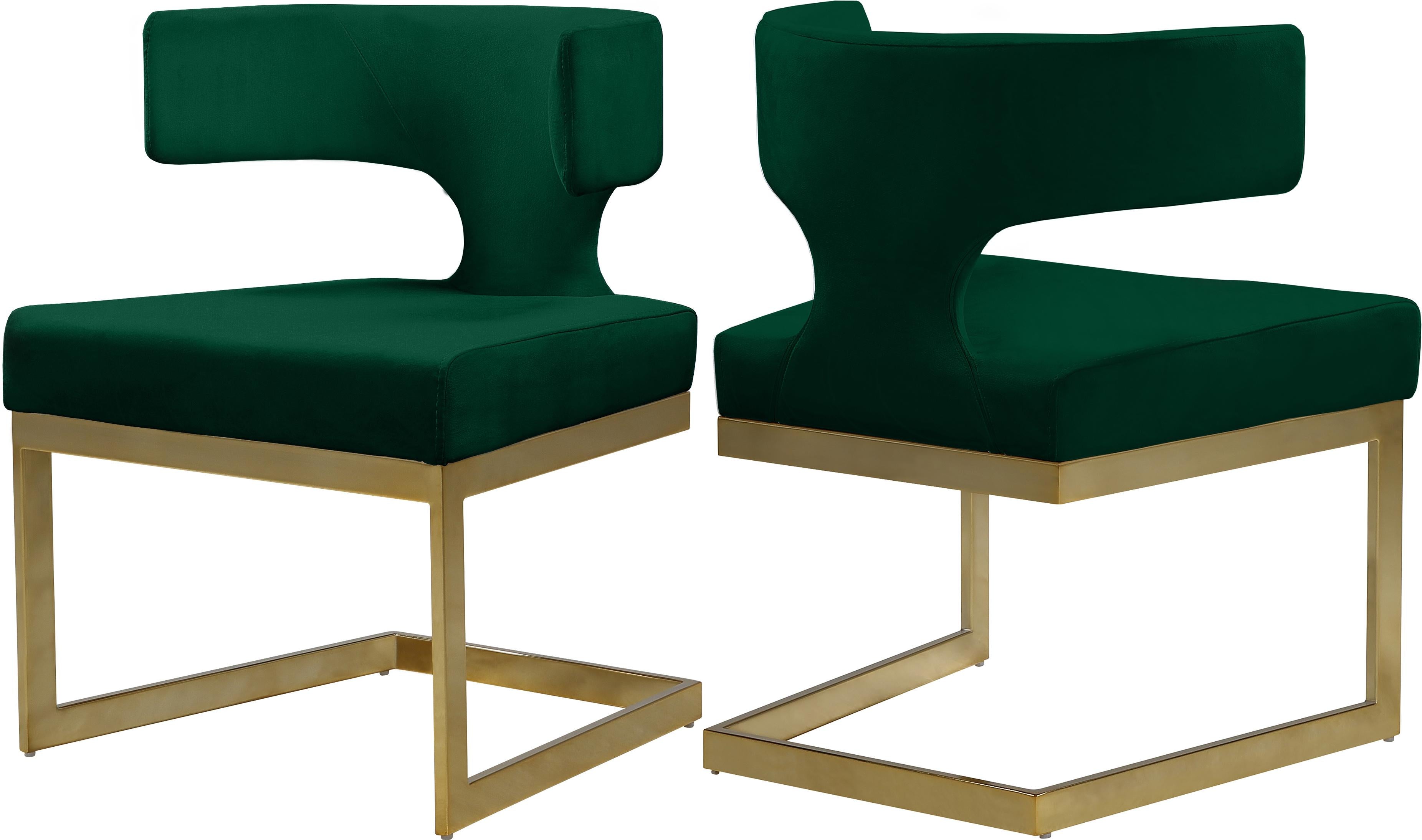 Alexandra Green Velvet Dining Chair - Luxury Home Furniture (MI)