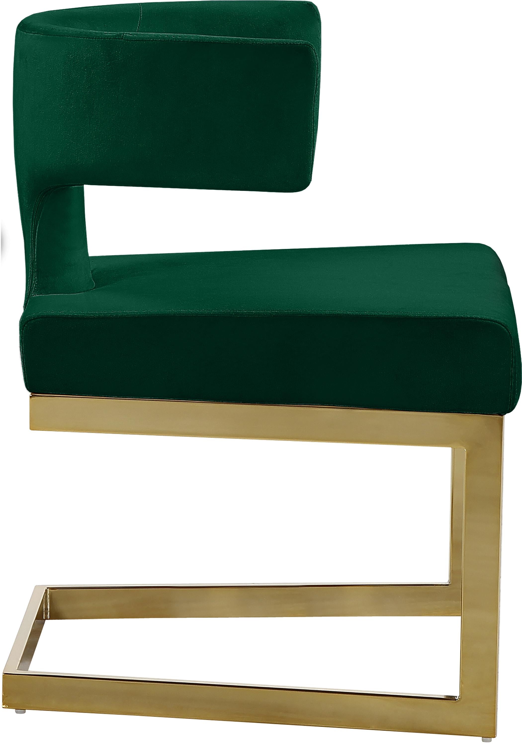 Alexandra Green Velvet Dining Chair - Luxury Home Furniture (MI)