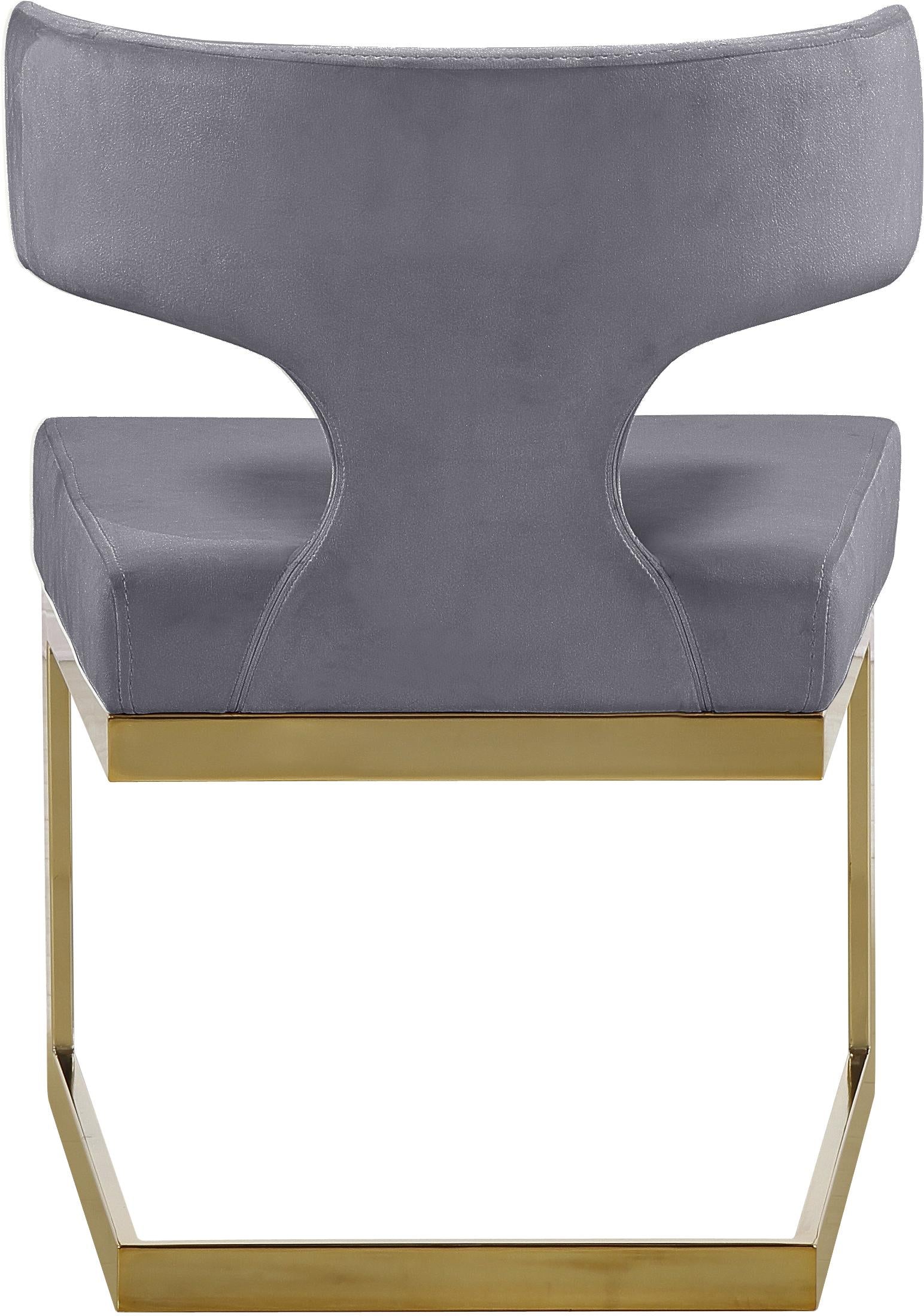 Alexandra Grey Velvet Dining Chair - Luxury Home Furniture (MI)