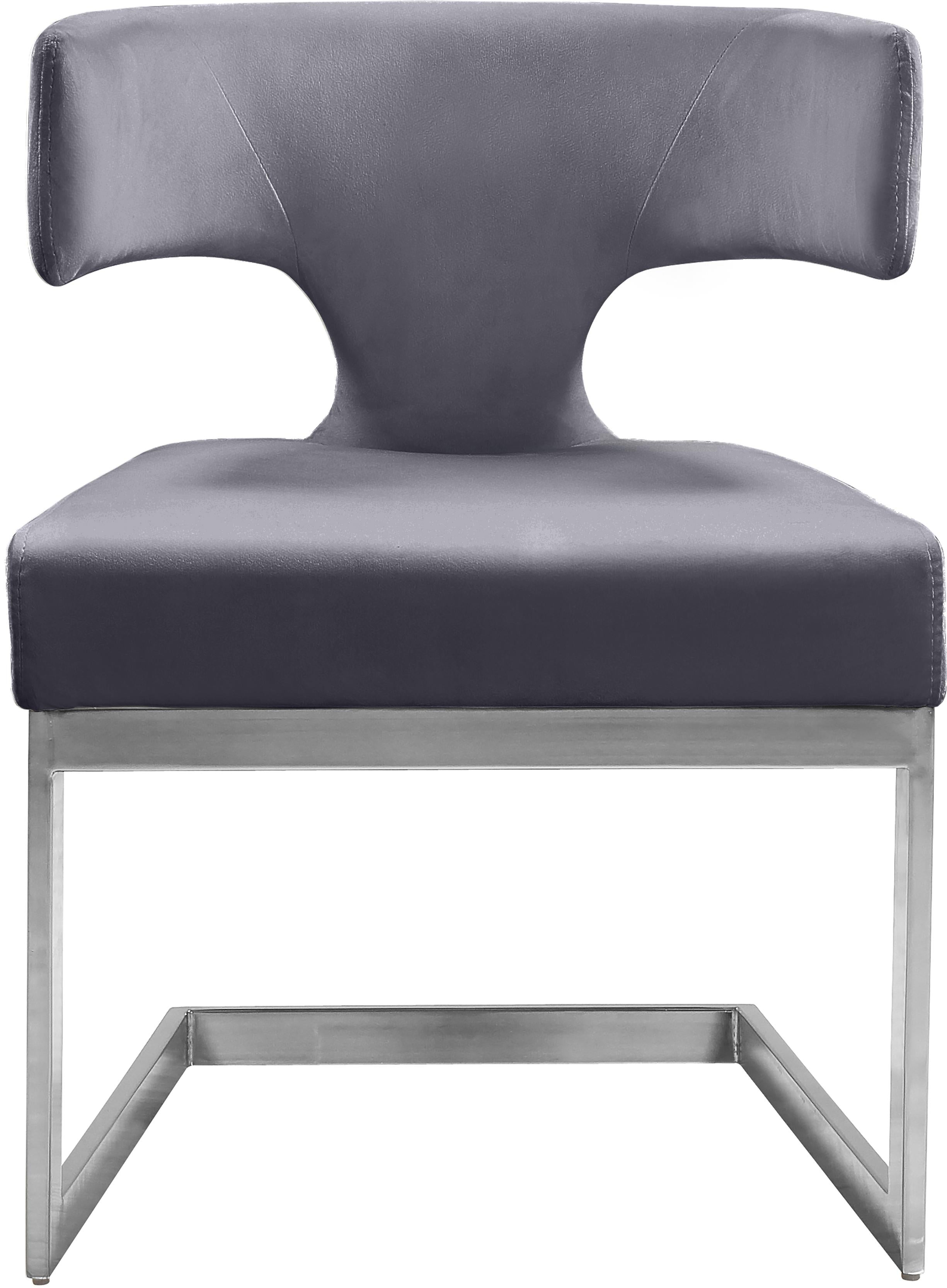 Alexandra Grey Velvet Dining Chair - Luxury Home Furniture (MI)