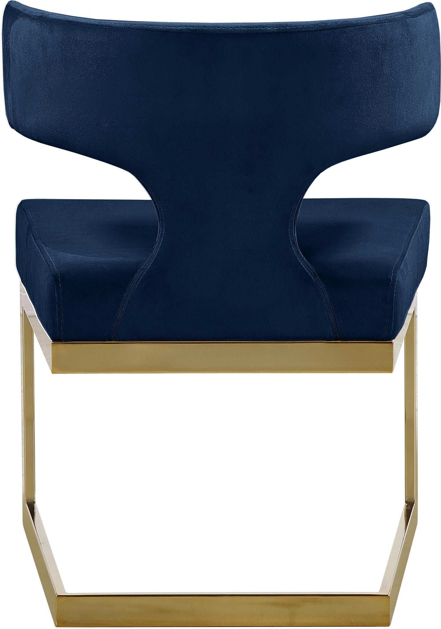 Alexandra Navy Velvet Dining Chair - Luxury Home Furniture (MI)