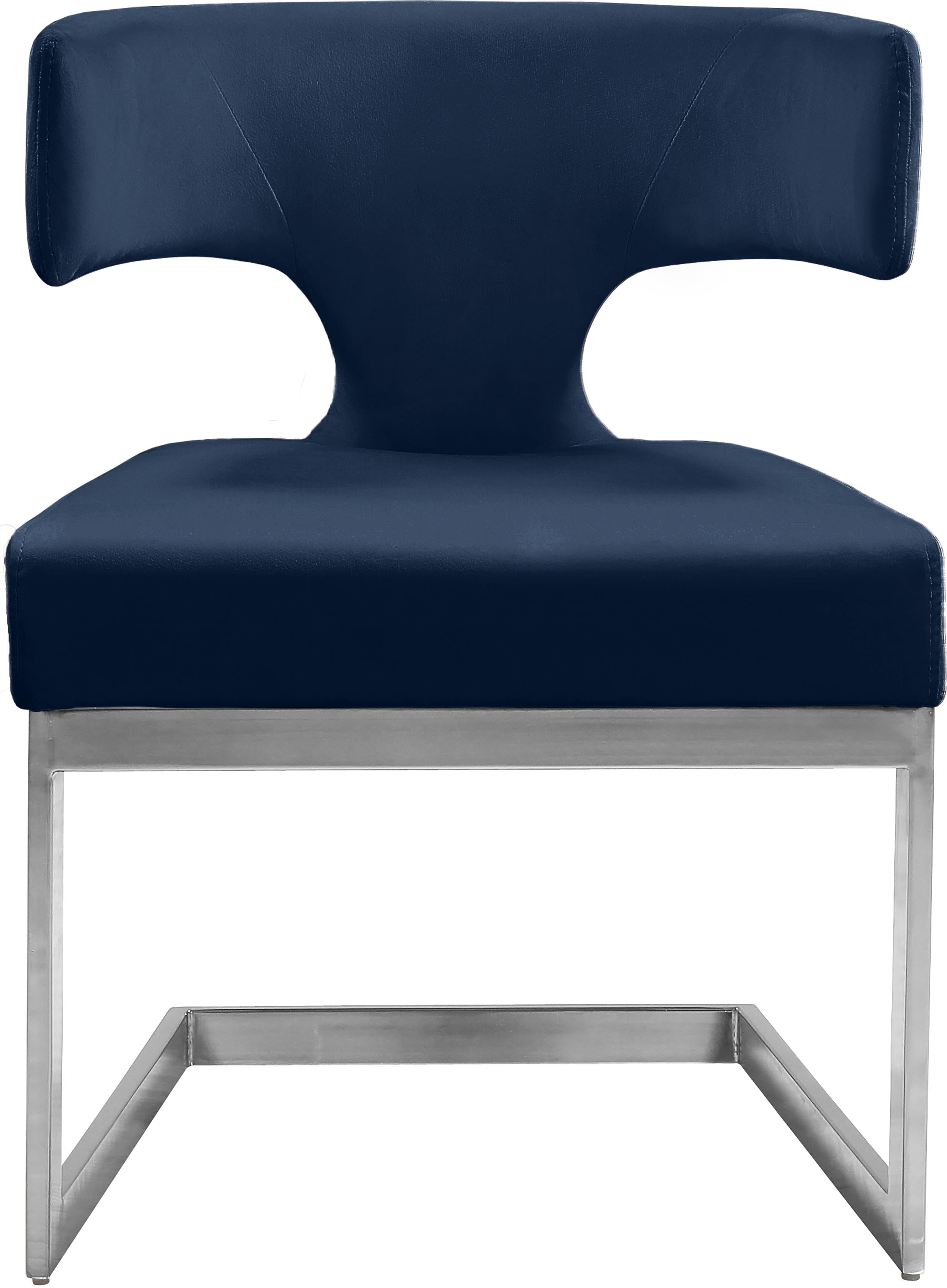 Alexandra Navy Velvet Dining Chair - Luxury Home Furniture (MI)