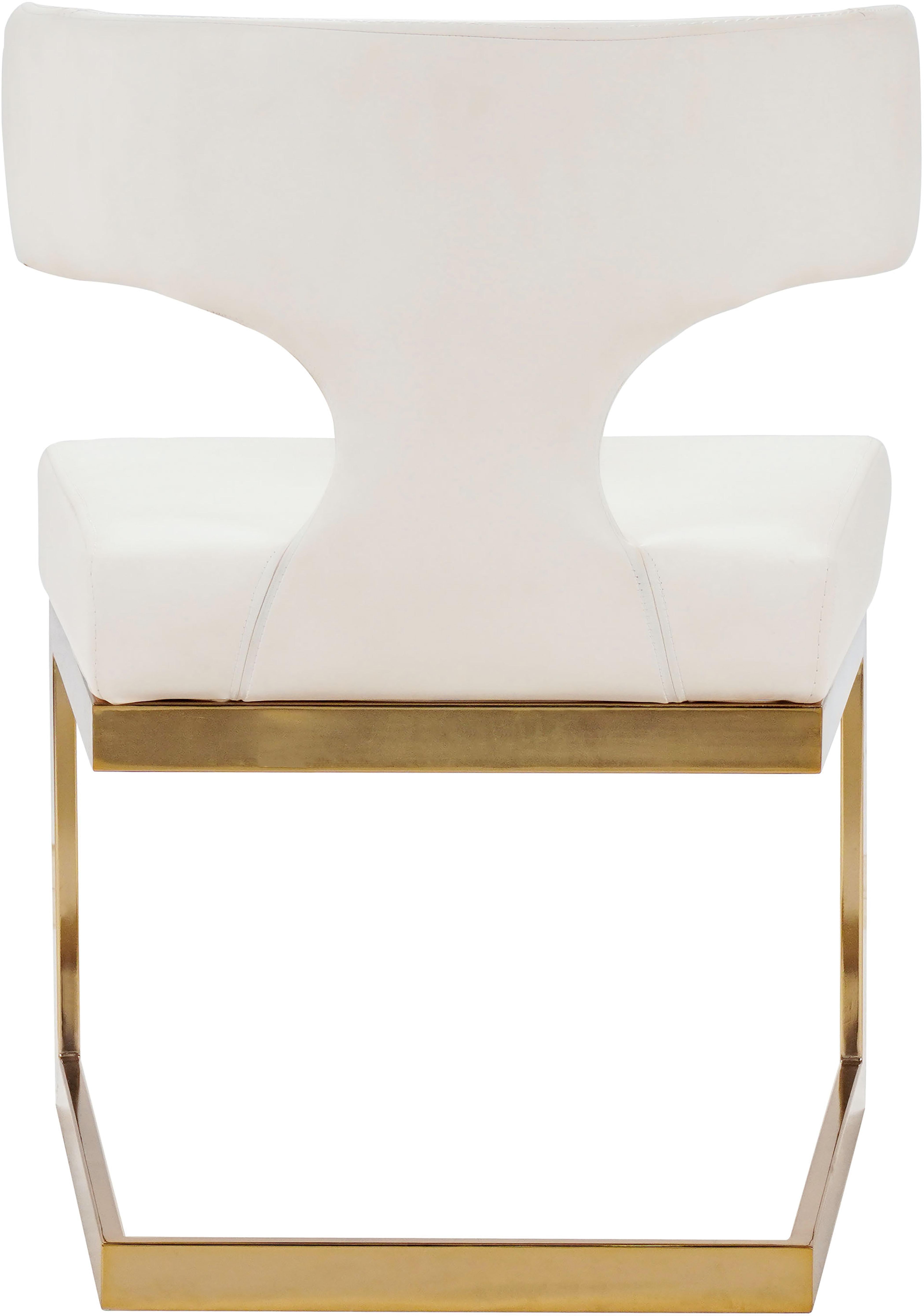 Alexandra White Faux Leather Dining Chair - Luxury Home Furniture (MI)