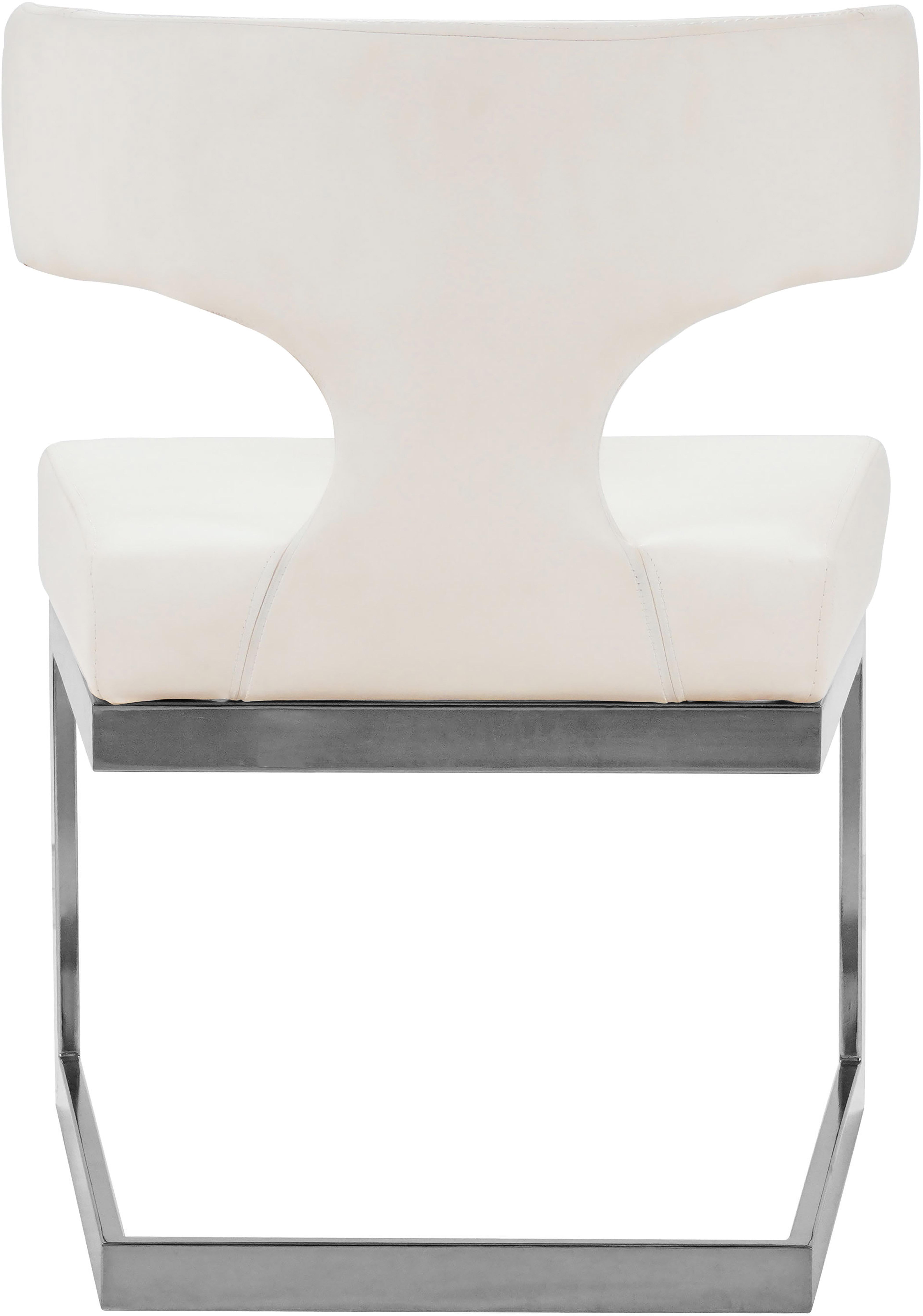 Alexandra White Faux Leather Dining Chair - Luxury Home Furniture (MI)