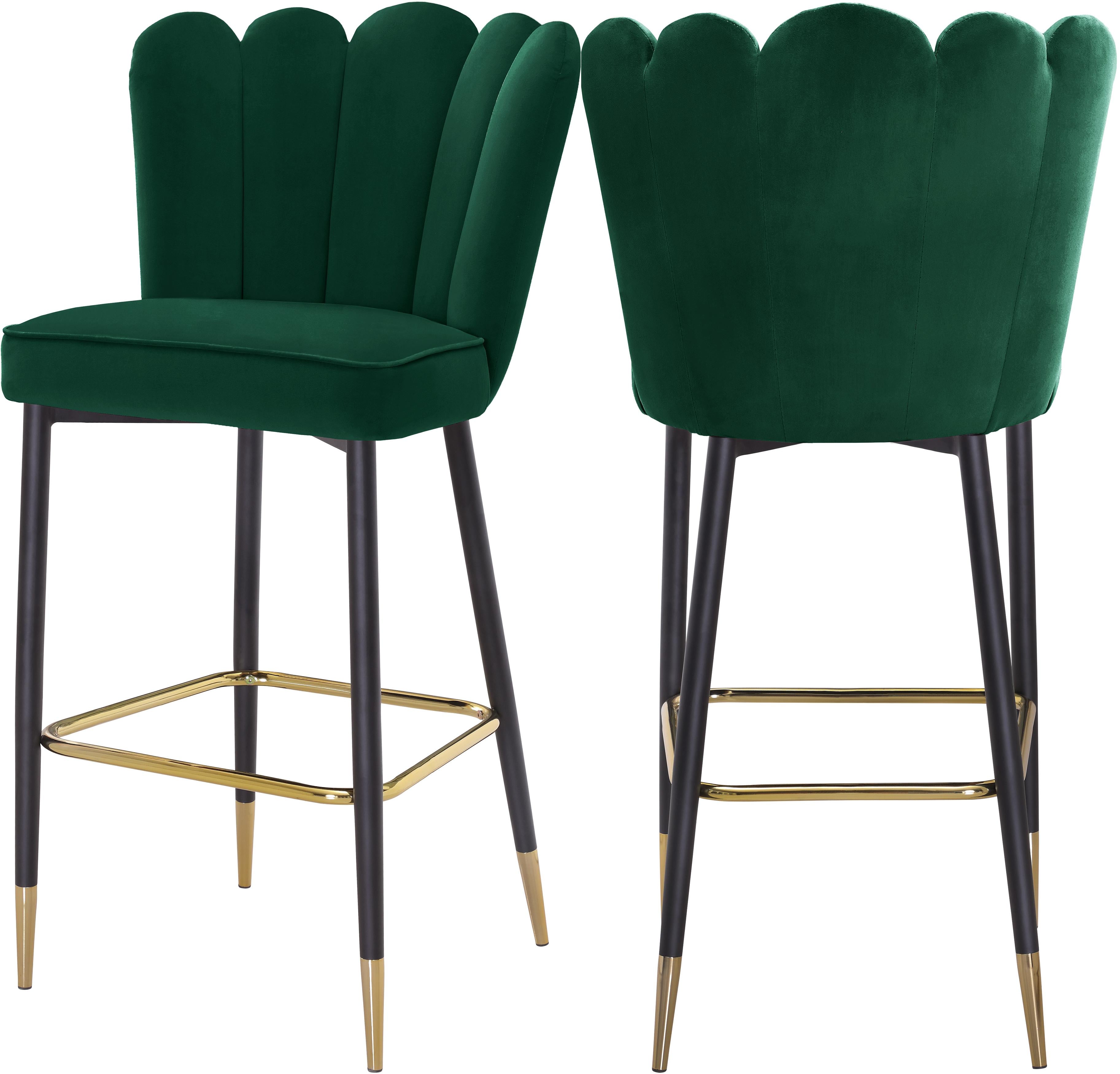 Lily Green Velvet Stool - Luxury Home Furniture (MI)