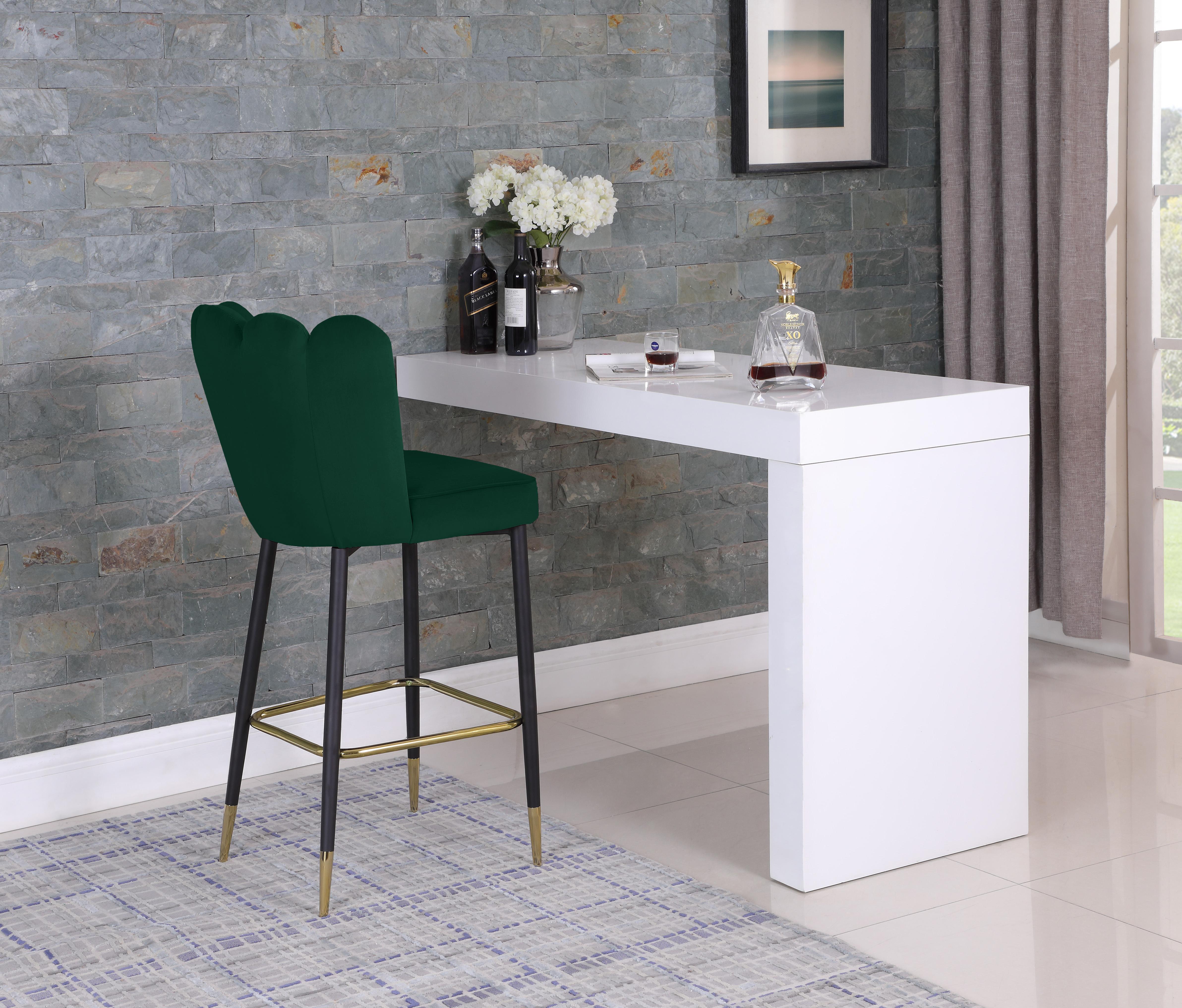 Lily Green Velvet Stool - Luxury Home Furniture (MI)