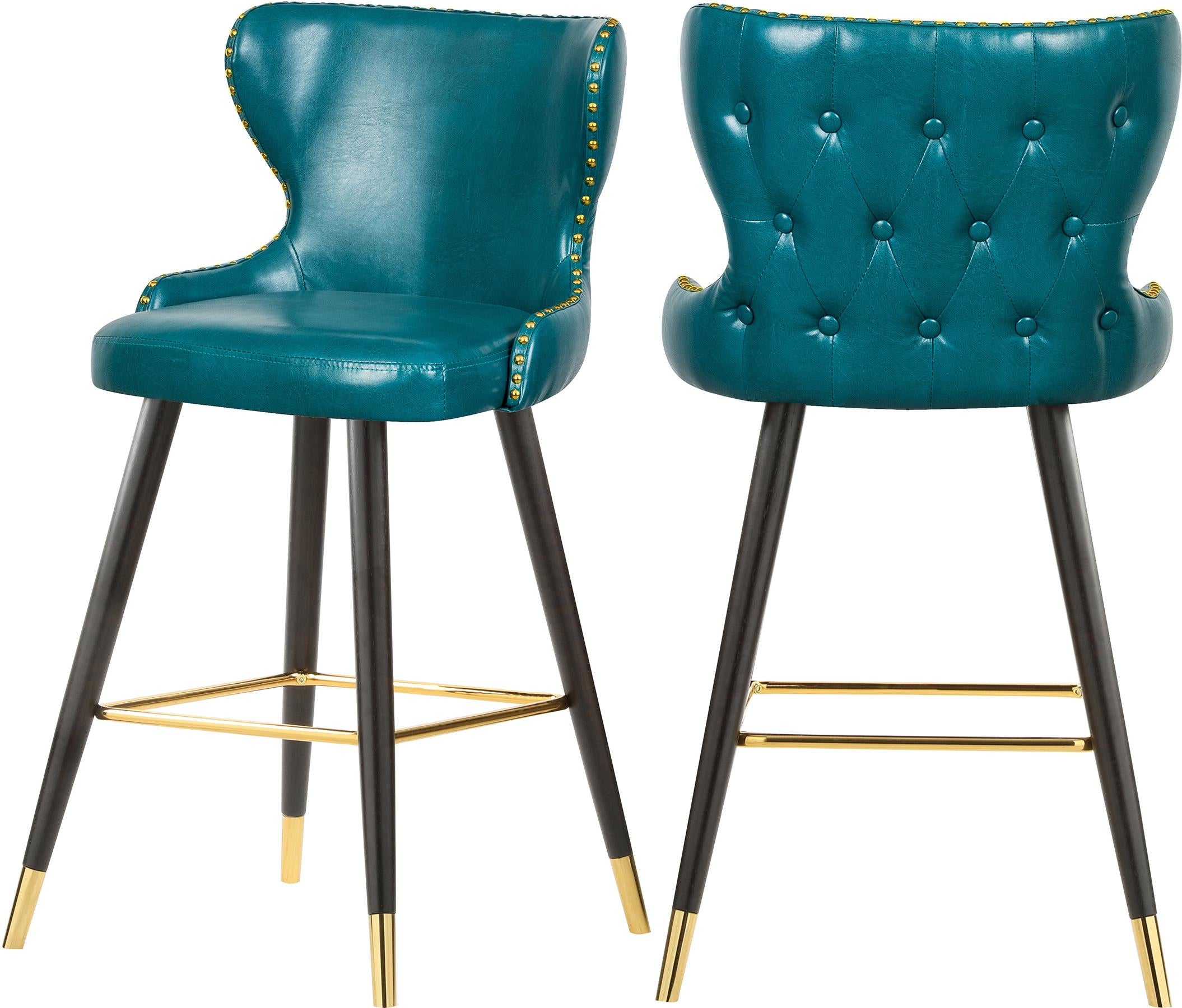 Hendrix Faux Leather Counter/Bar Stool - Luxury Home Furniture (MI)
