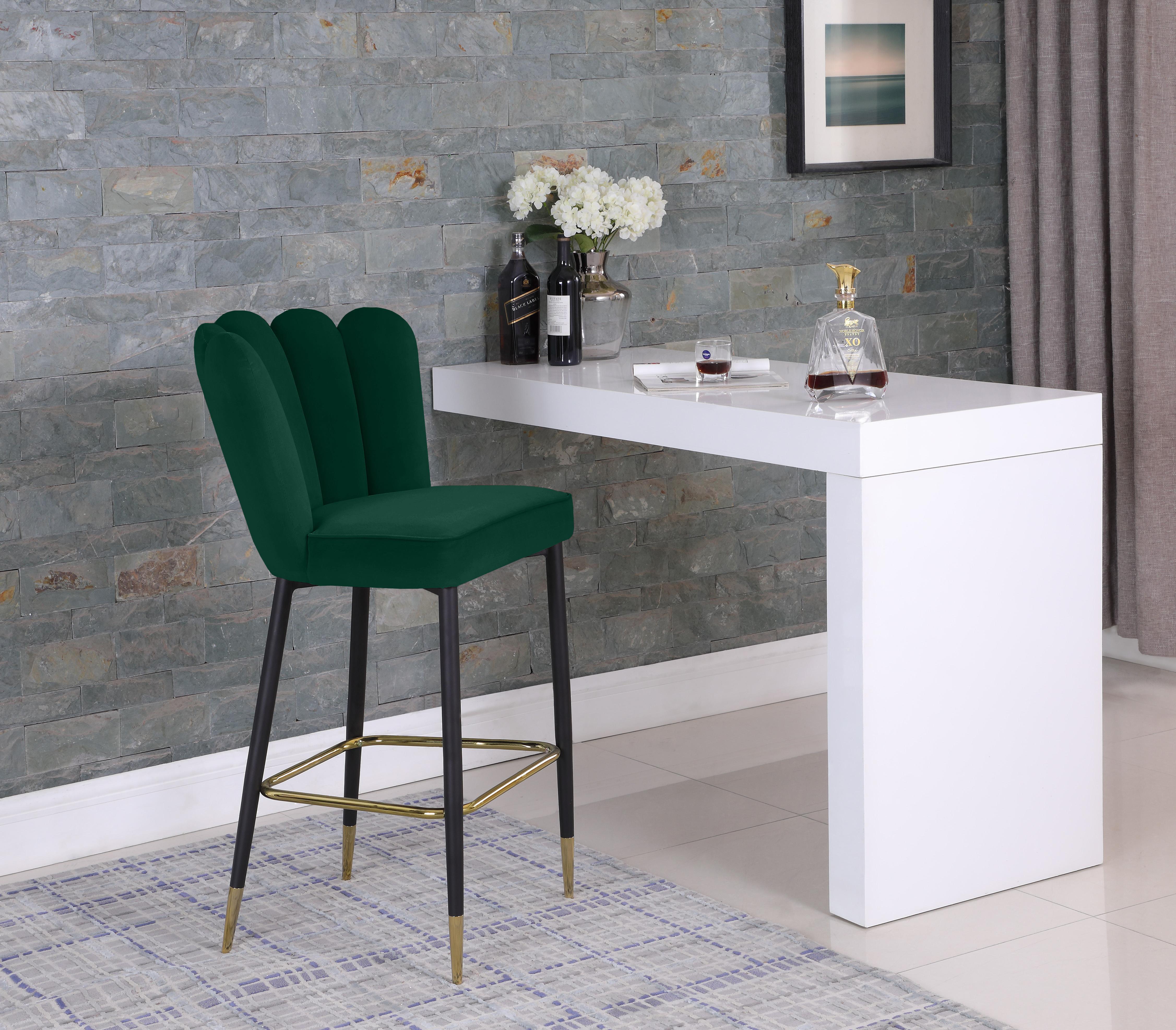 Lily Green Velvet Stool - Luxury Home Furniture (MI)