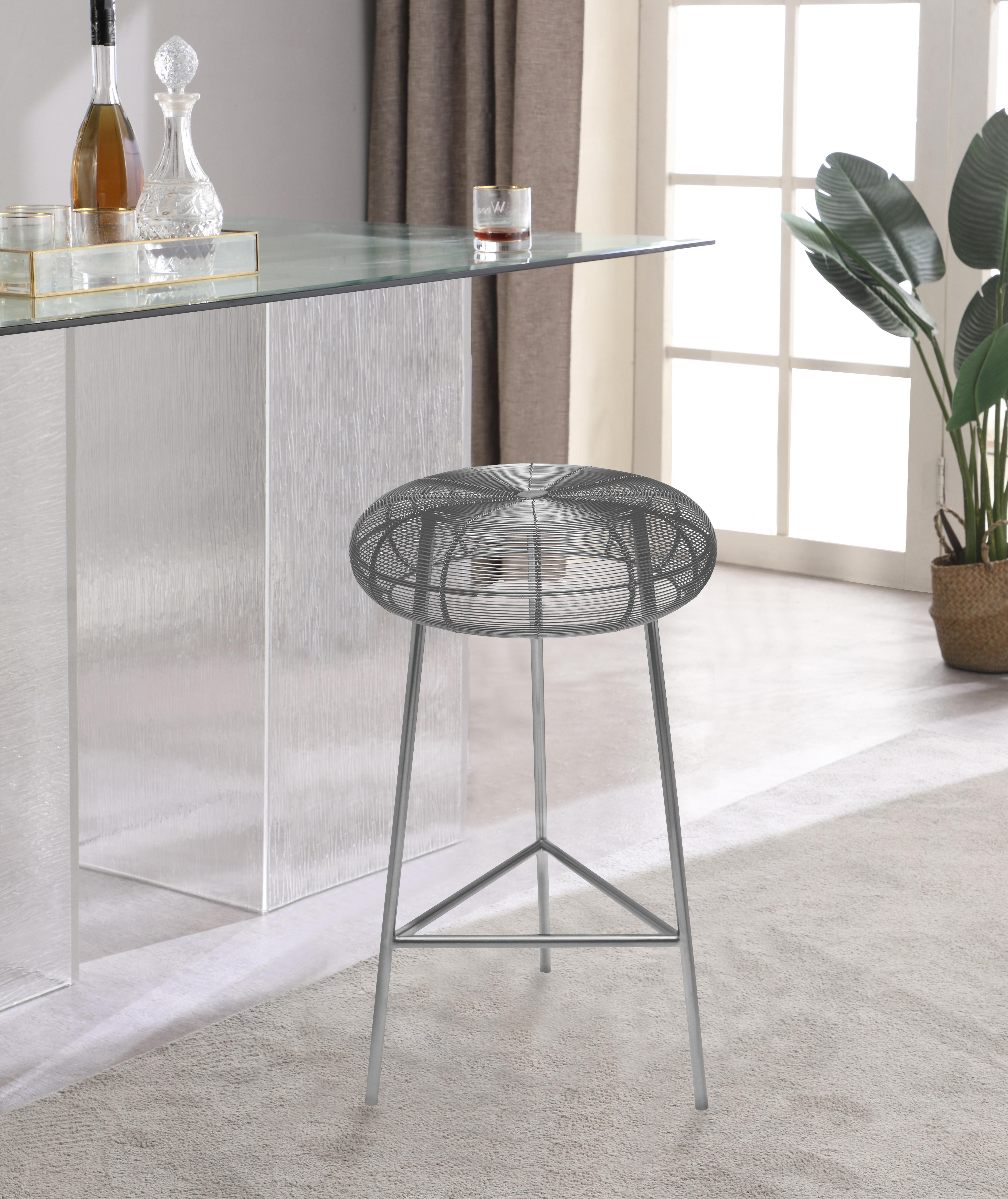 Tuscany Silver Counter Stool - Luxury Home Furniture (MI)
