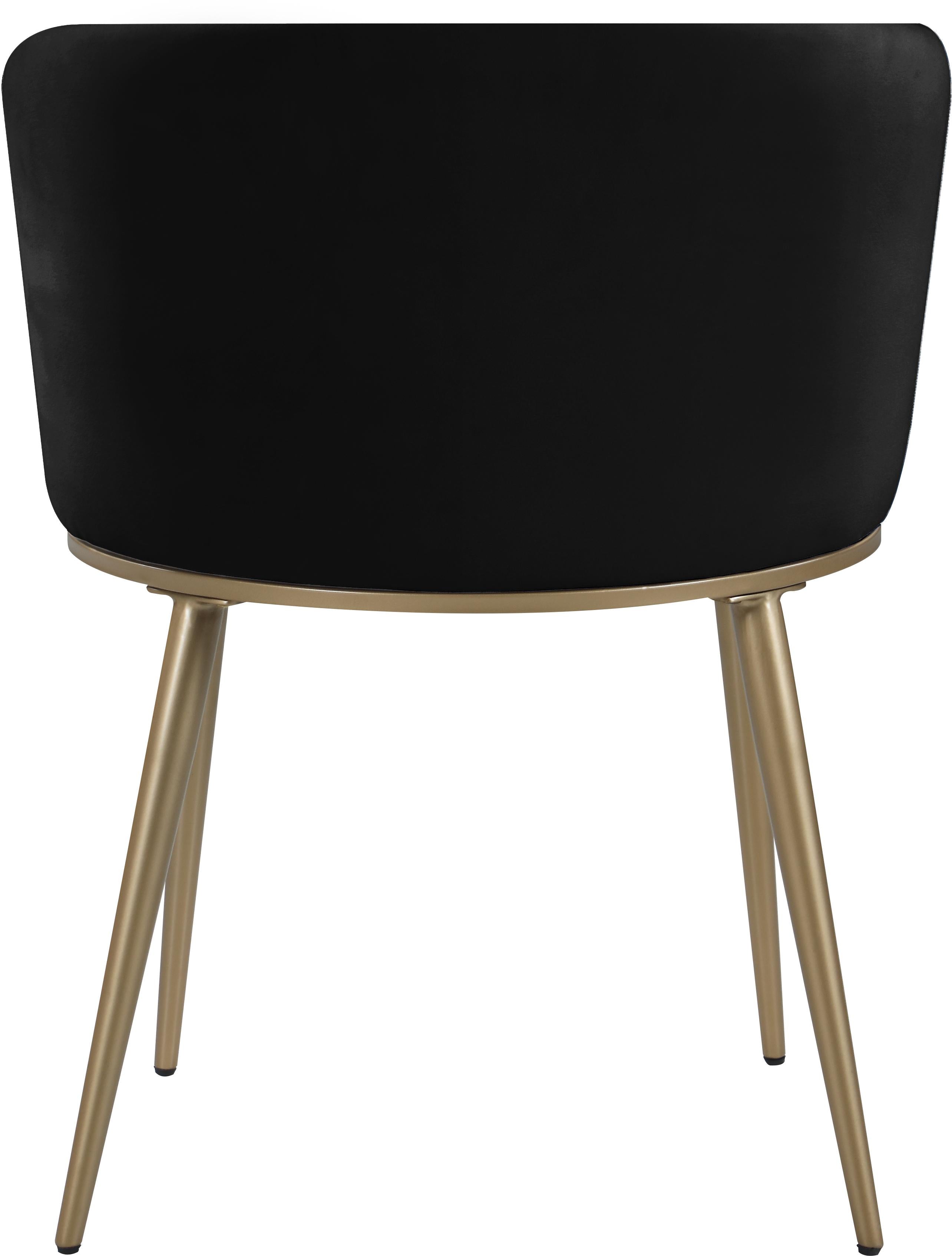 Skylar Black Velvet Dining Chair - Luxury Home Furniture (MI)