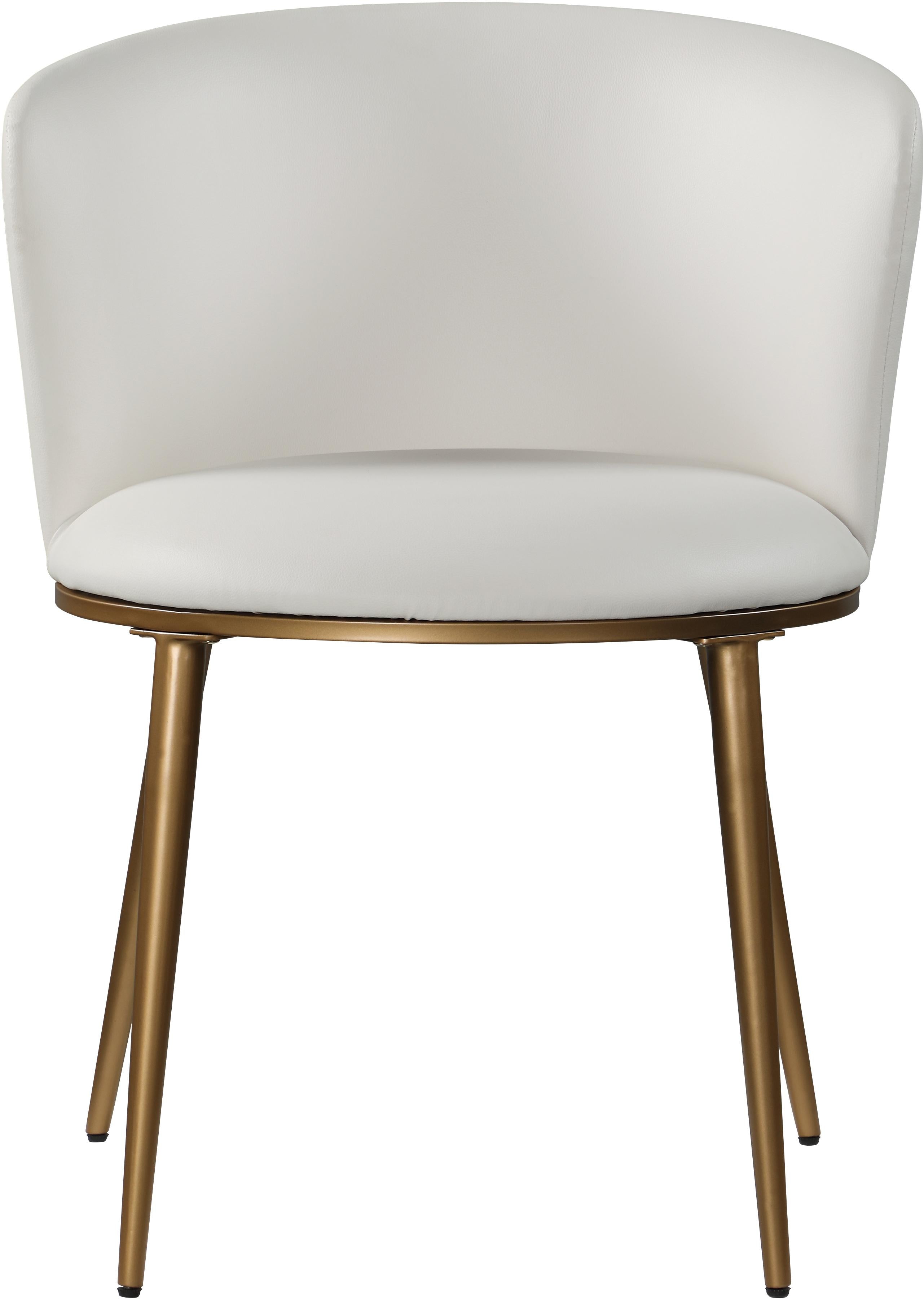 Skylar White Faux Leather Dining Chair - Luxury Home Furniture (MI)