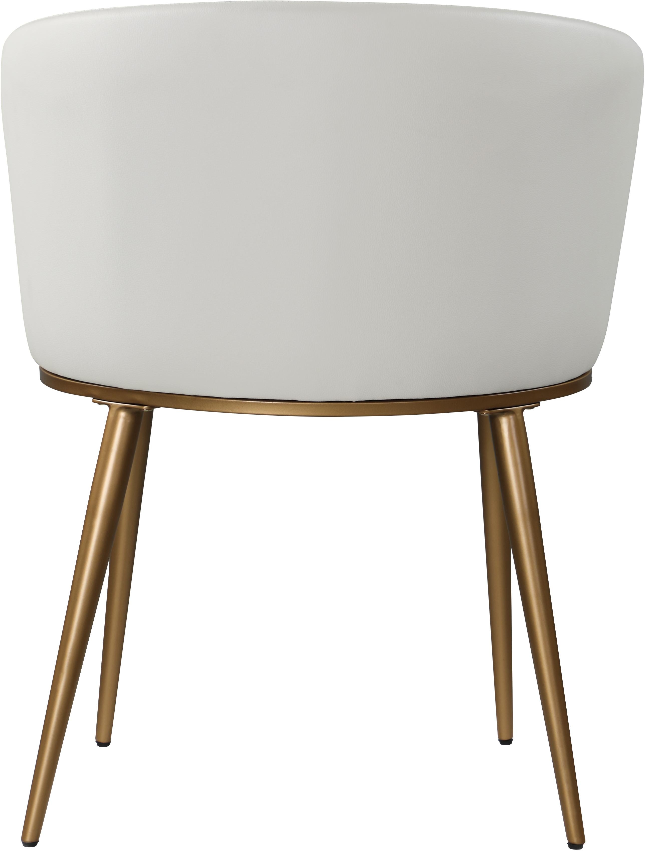 Skylar White Faux Leather Dining Chair - Luxury Home Furniture (MI)