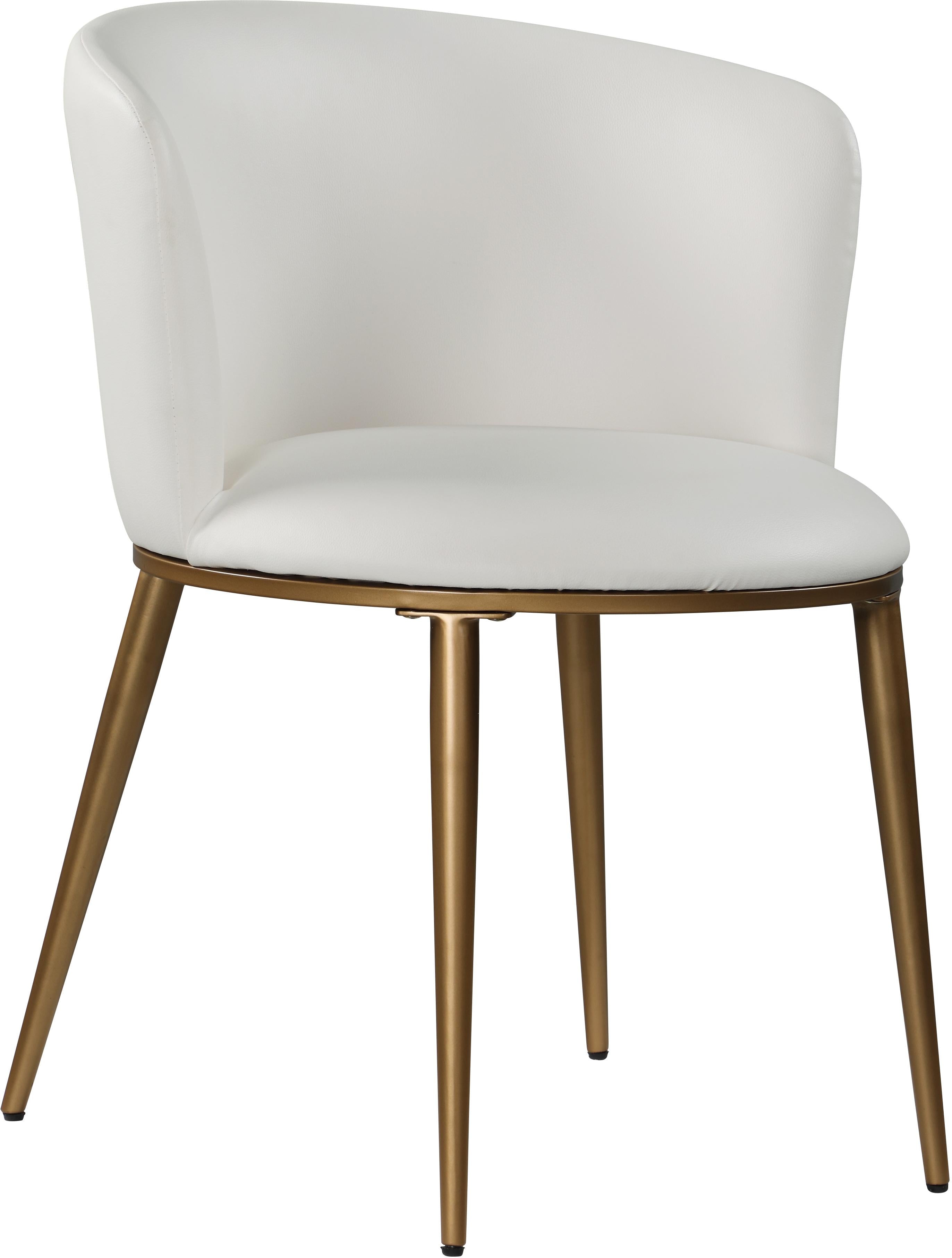 Skylar White Faux Leather Dining Chair - Luxury Home Furniture (MI)