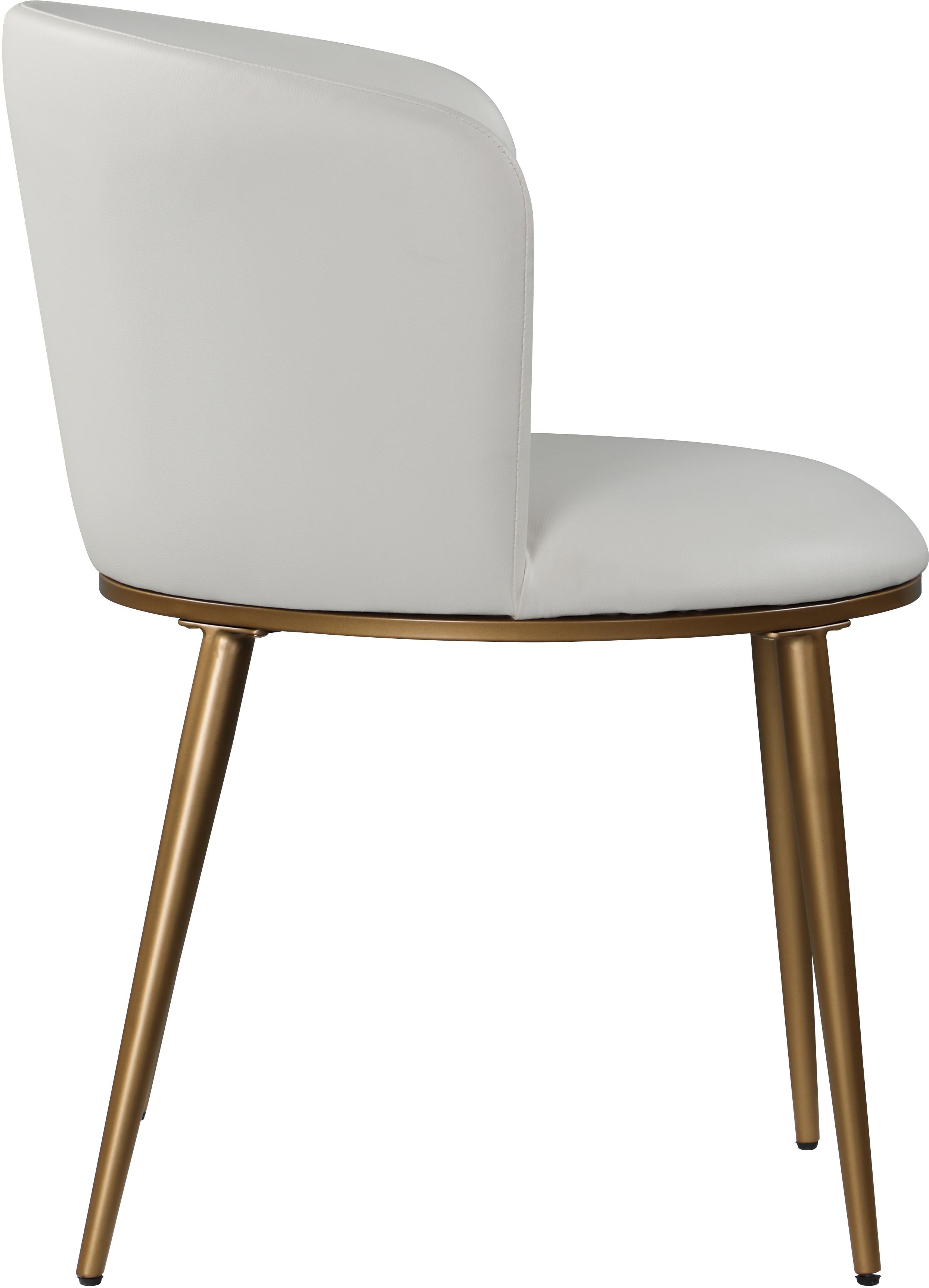 Skylar White Faux Leather Dining Chair - Luxury Home Furniture (MI)